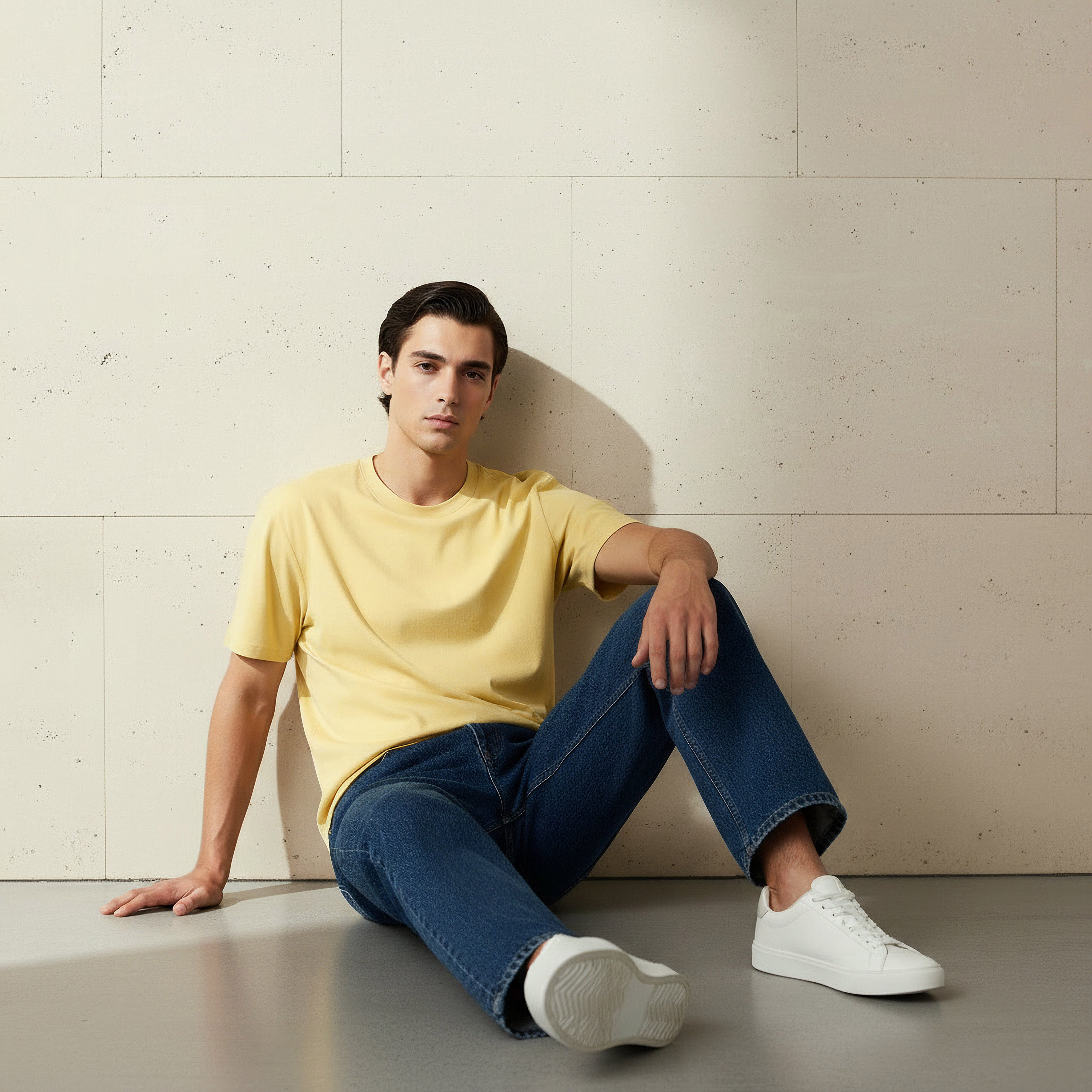 Men Relaxed Fit Crew Neck Short Sleeve T-shirt-men-clothing-tshirtsandpolos-tshirts-image-5