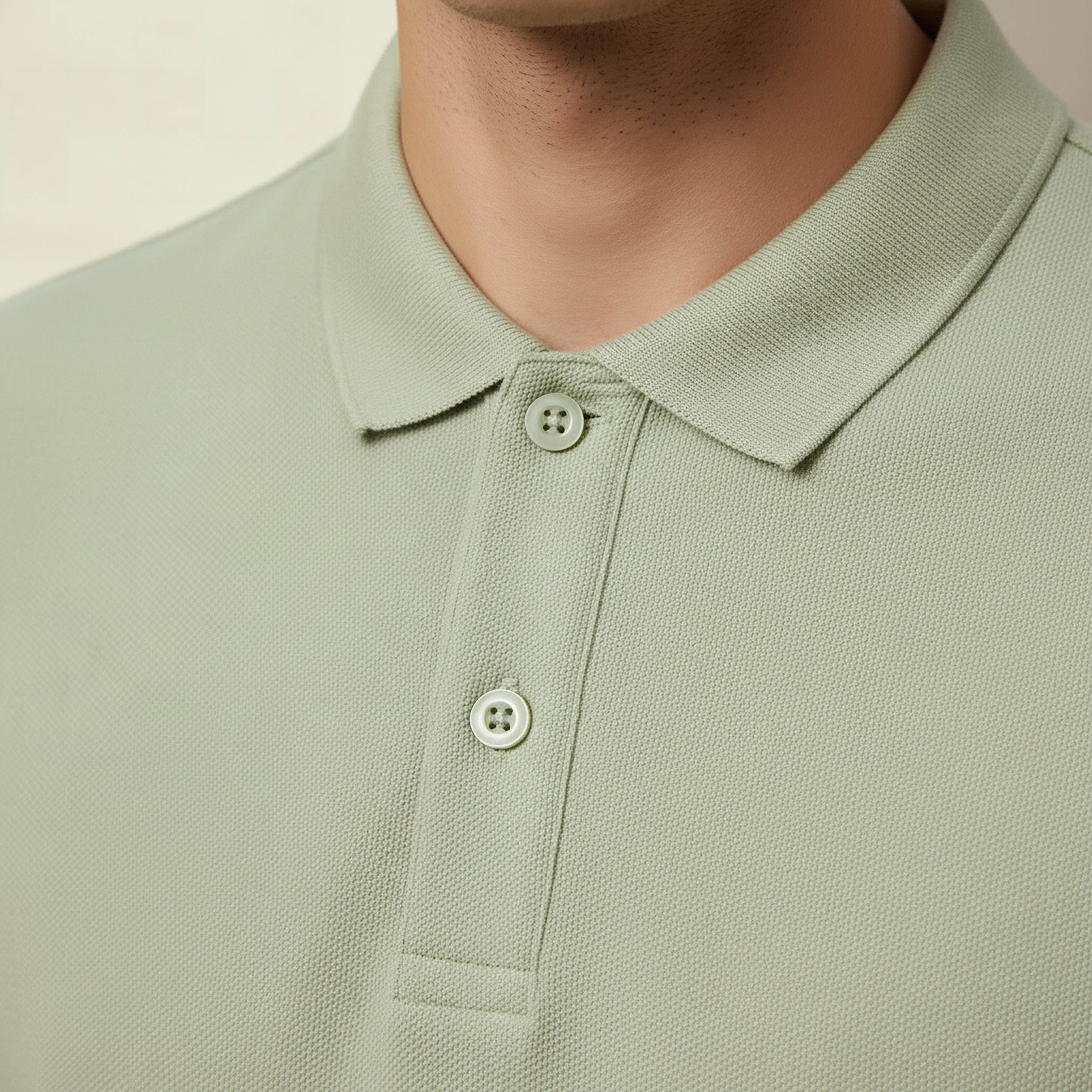 Men Short Sleeve Textured Polo T-shirt-men-clothing-tshirtsandpolos-polos-image-4