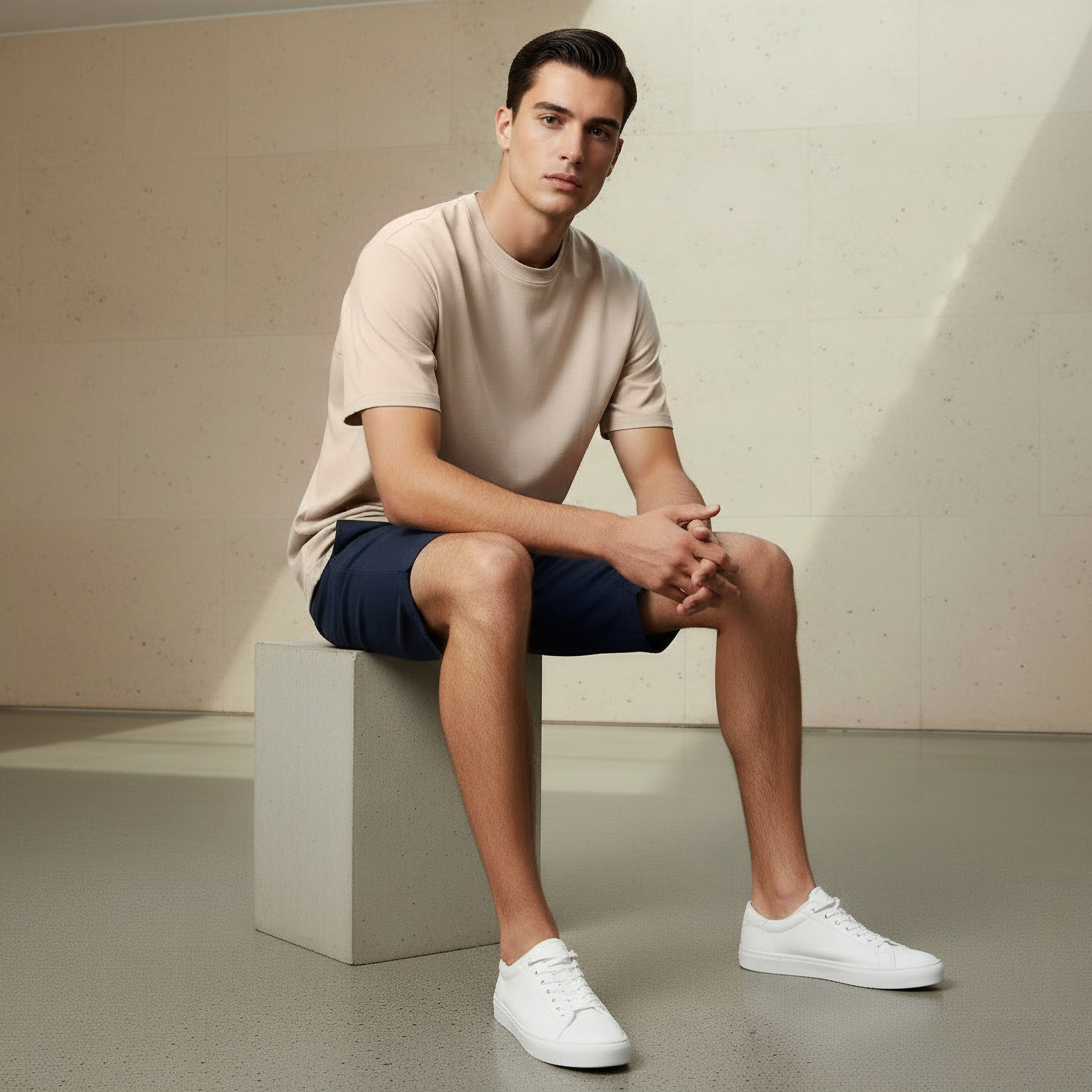 Men Relaxed Fit Crew Neck Short Sleeves T-shirt-men-clothing-tshirtsandpolos-tshirts-image-5