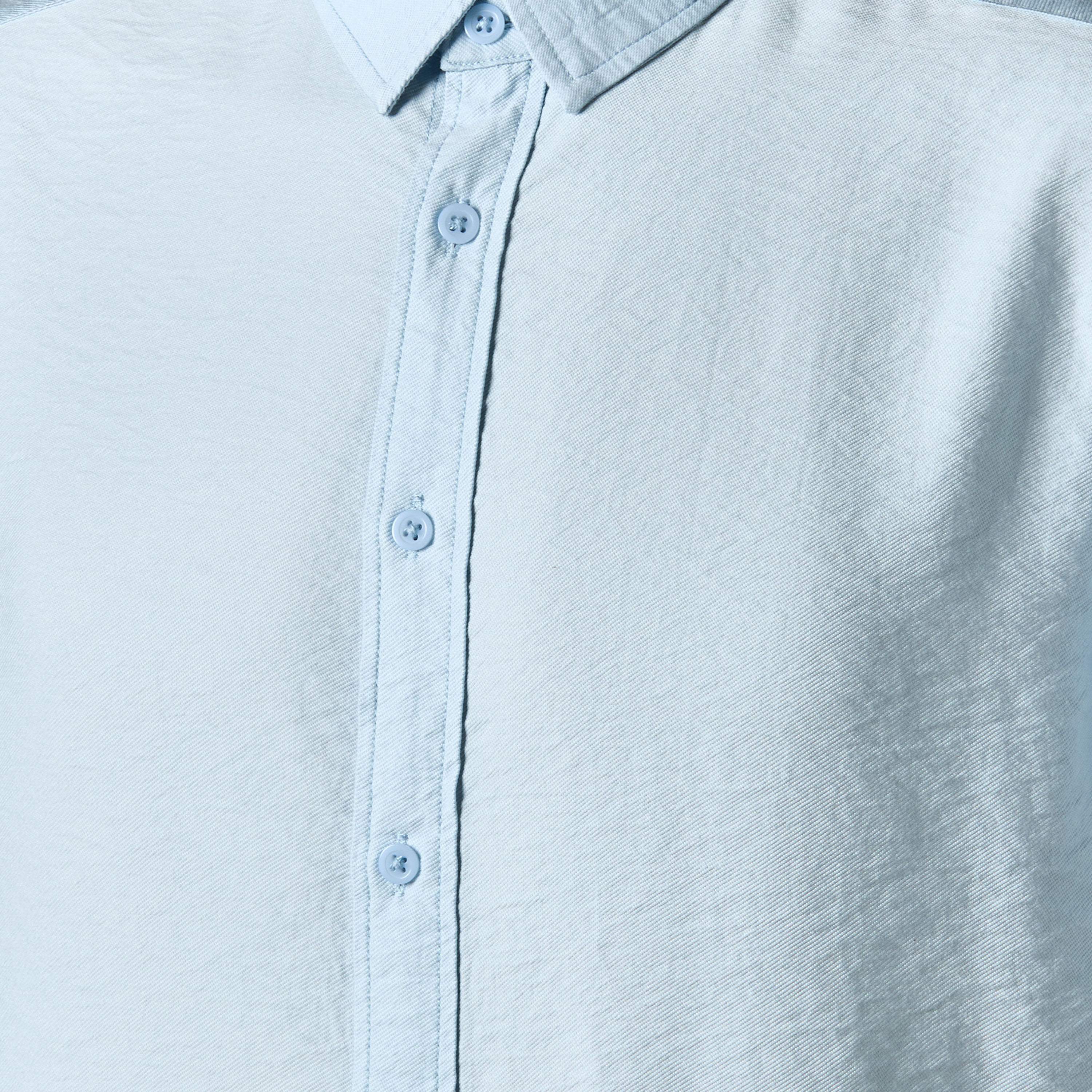 Men Regular Fit Collared Short Sleeve Shirt-men-clothing-shirts-image-2