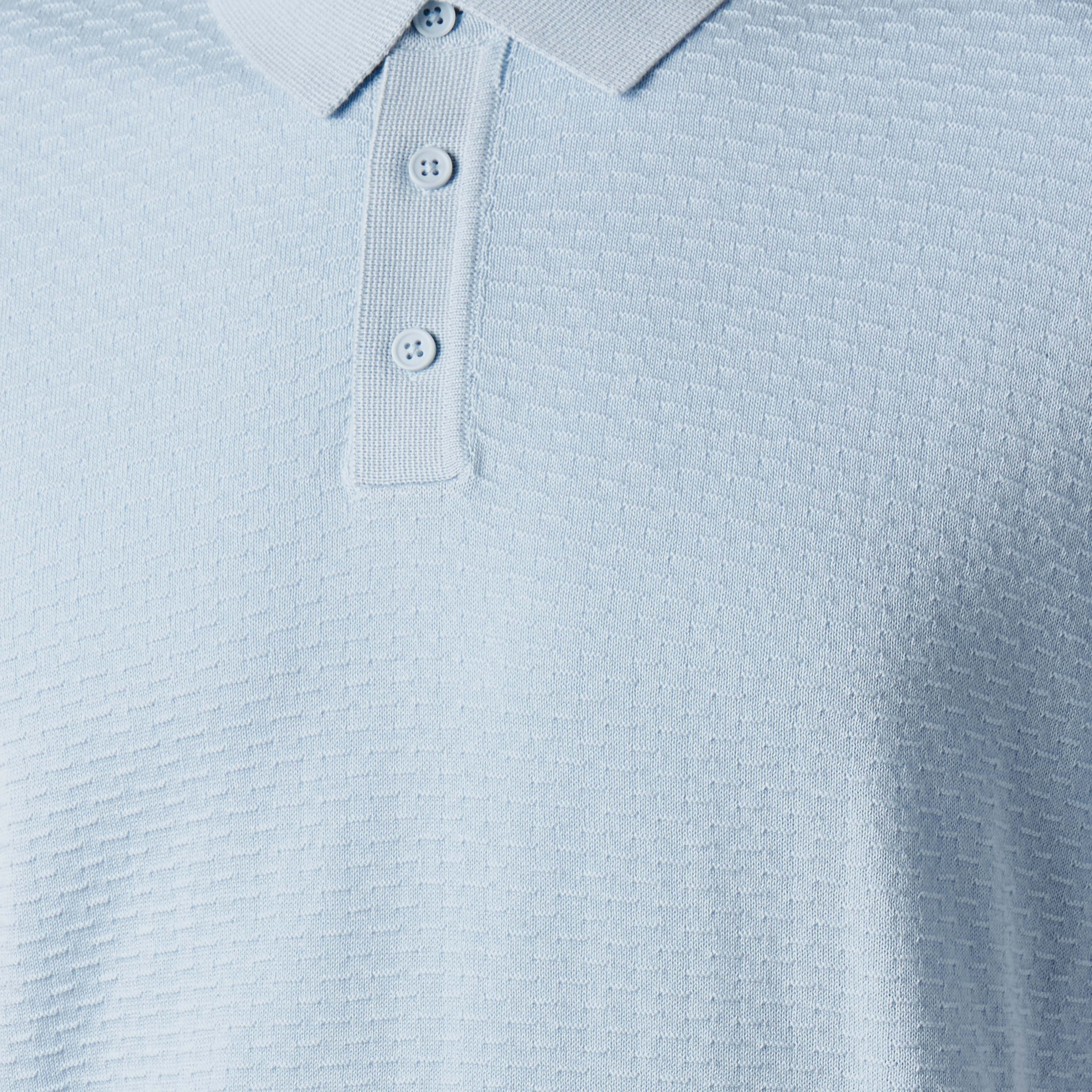 Men Short Sleeves Textured Polo T-shirt-men-clothing-tshirtsandpolos-polos-image-2