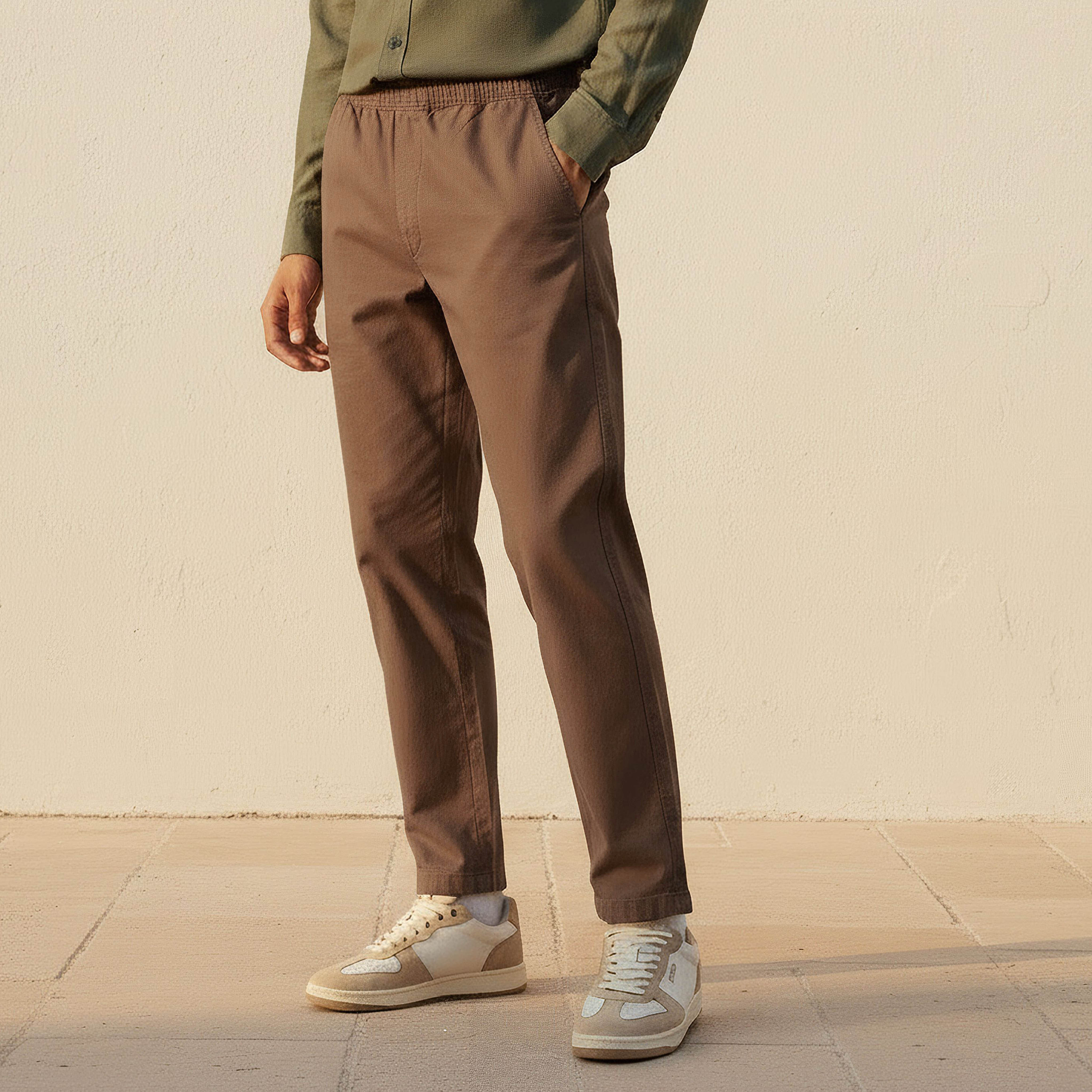 Men Regular Fit Trousers-men-clothing-bottoms-trousersandchinos-trousers-image-1