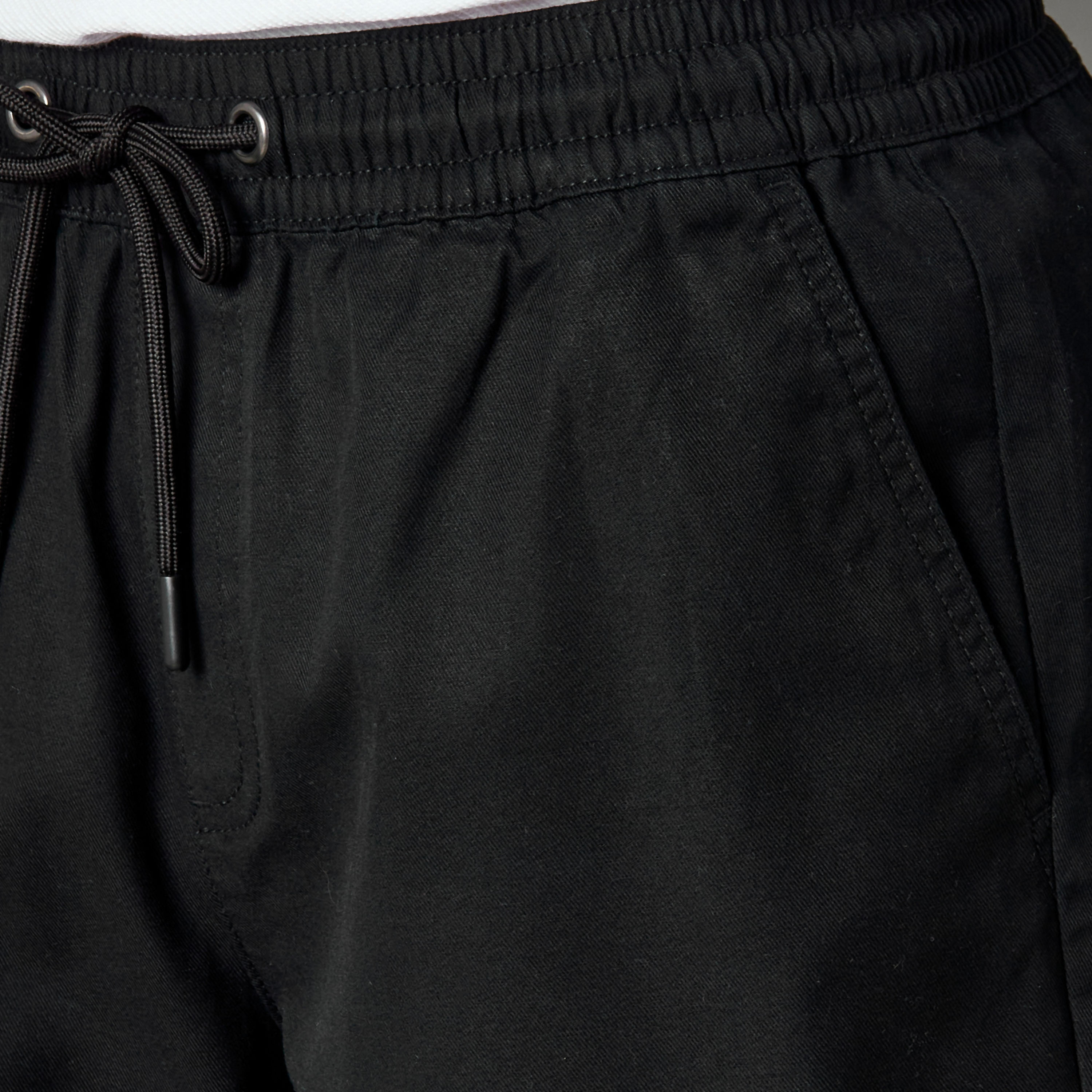 Men Regular Fit Bermuda Shorts Cotton-men-clothing-bottoms-shorts-image-2