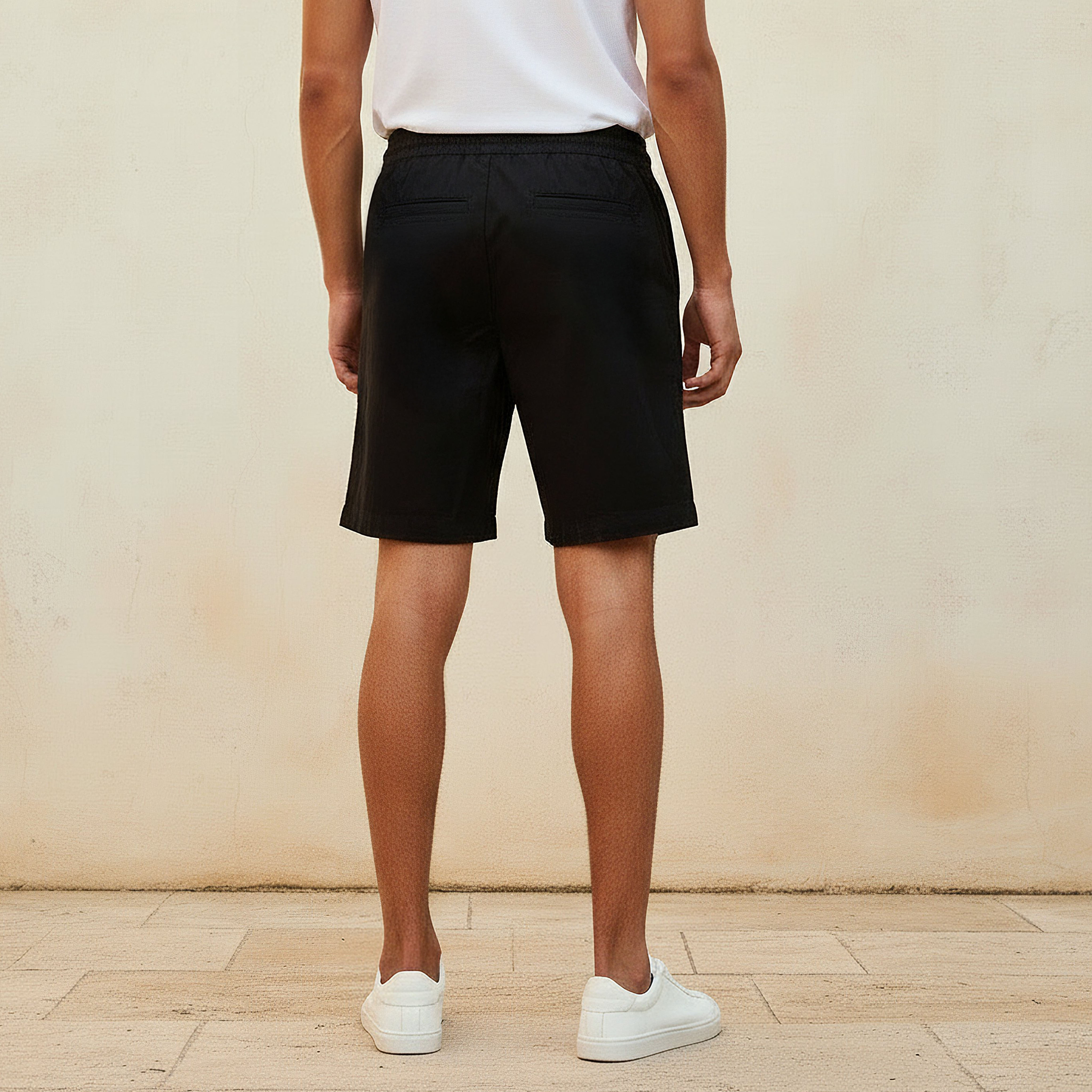 Men Regular Fit Bermuda Shorts Cotton-men-clothing-bottoms-shorts-image-4