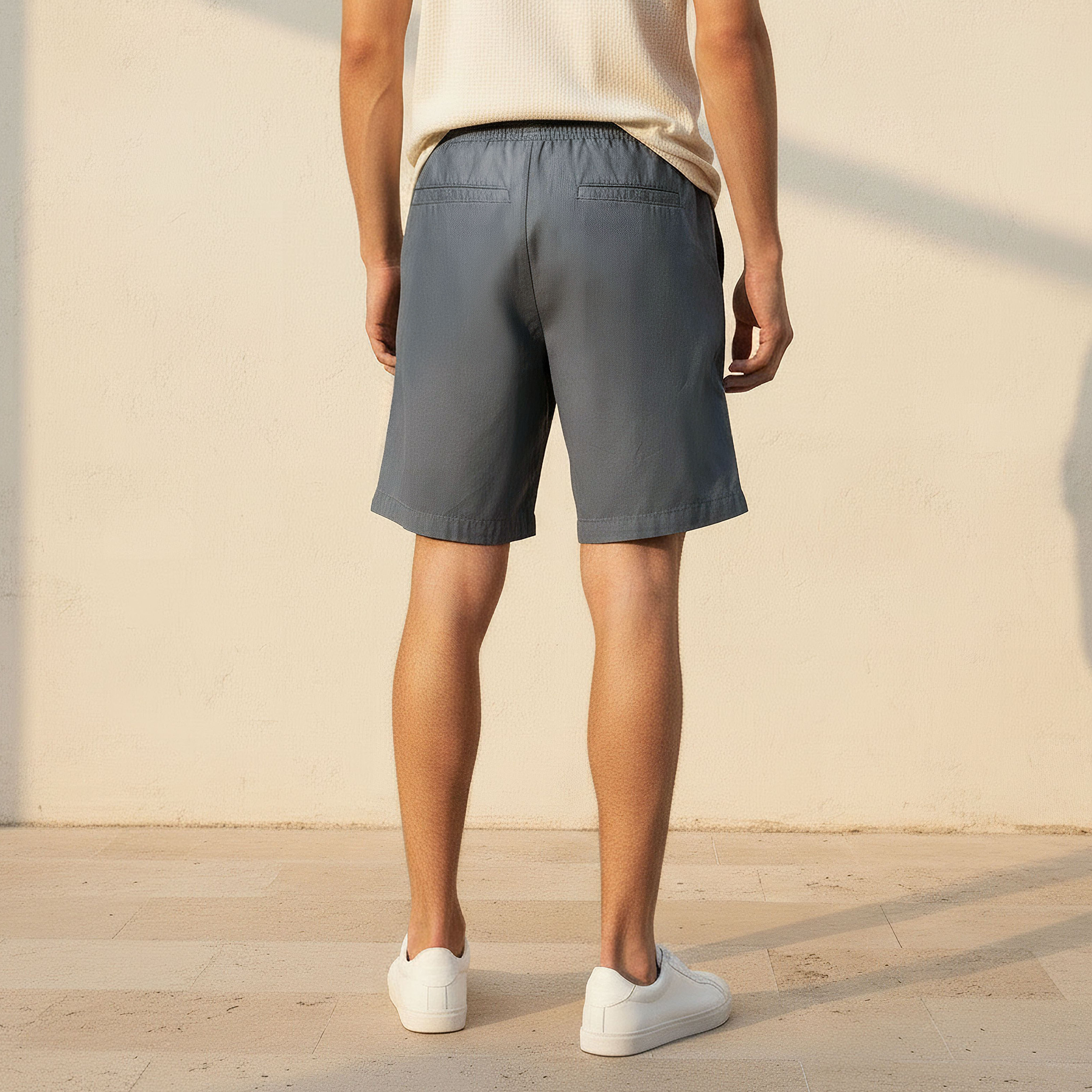 Men Regular Fit Bermuda Shorts Cotton-men-clothing-bottoms-shorts-image-3