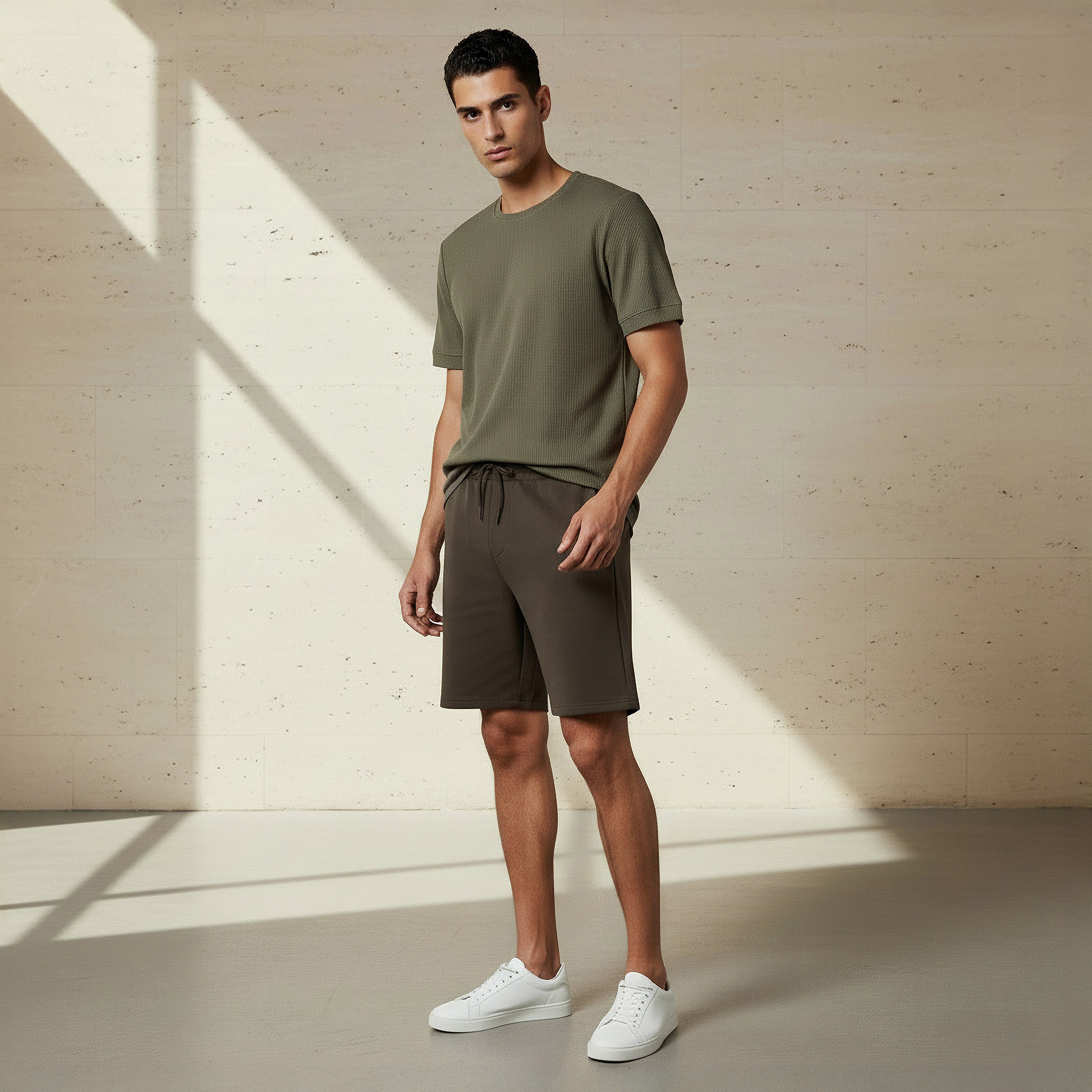 Men Regular Fit Shorts-men-clothing-bottoms-shorts-image-2