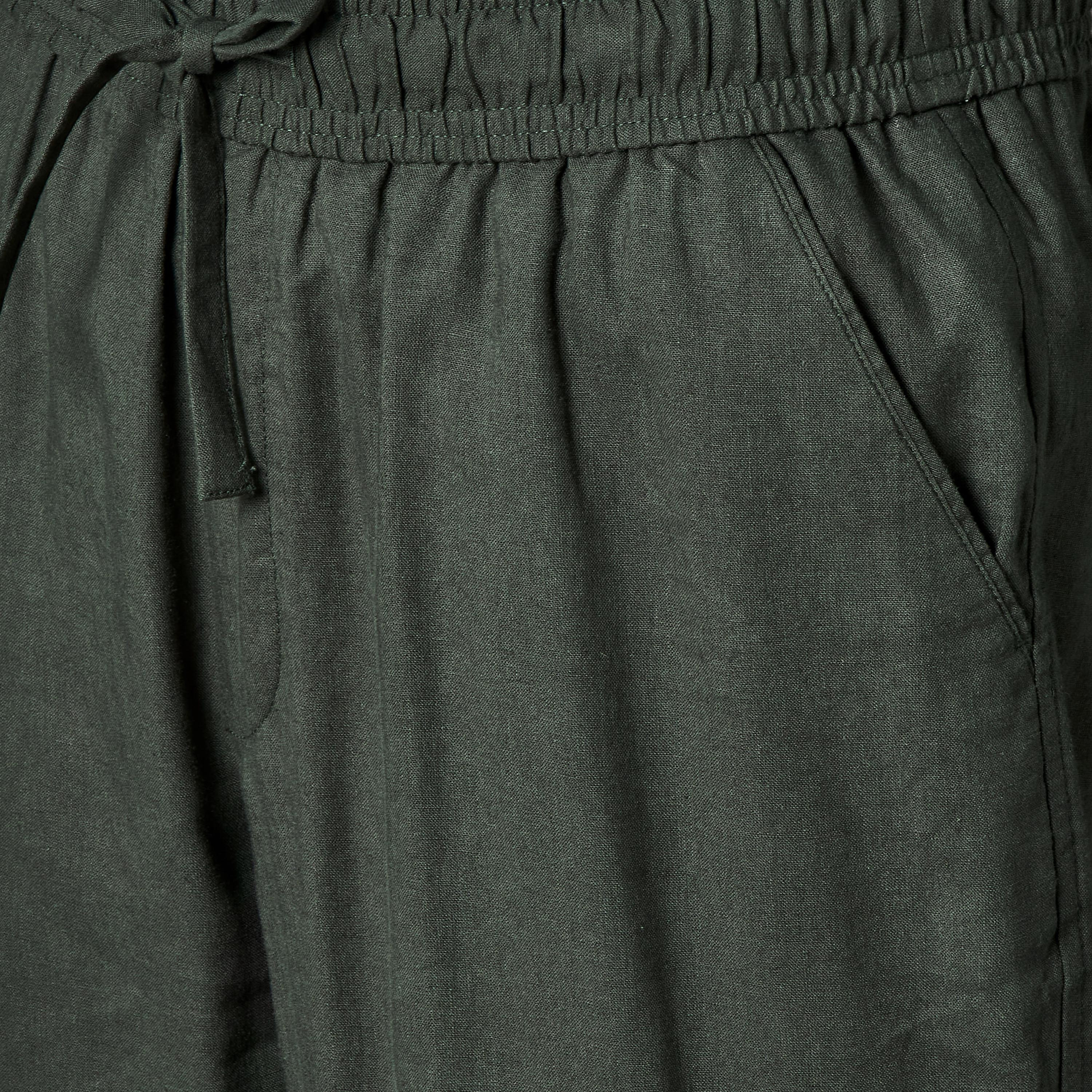 Men Straight Fit Linen Blend Trousers-men-clothing-coordsets-image-2