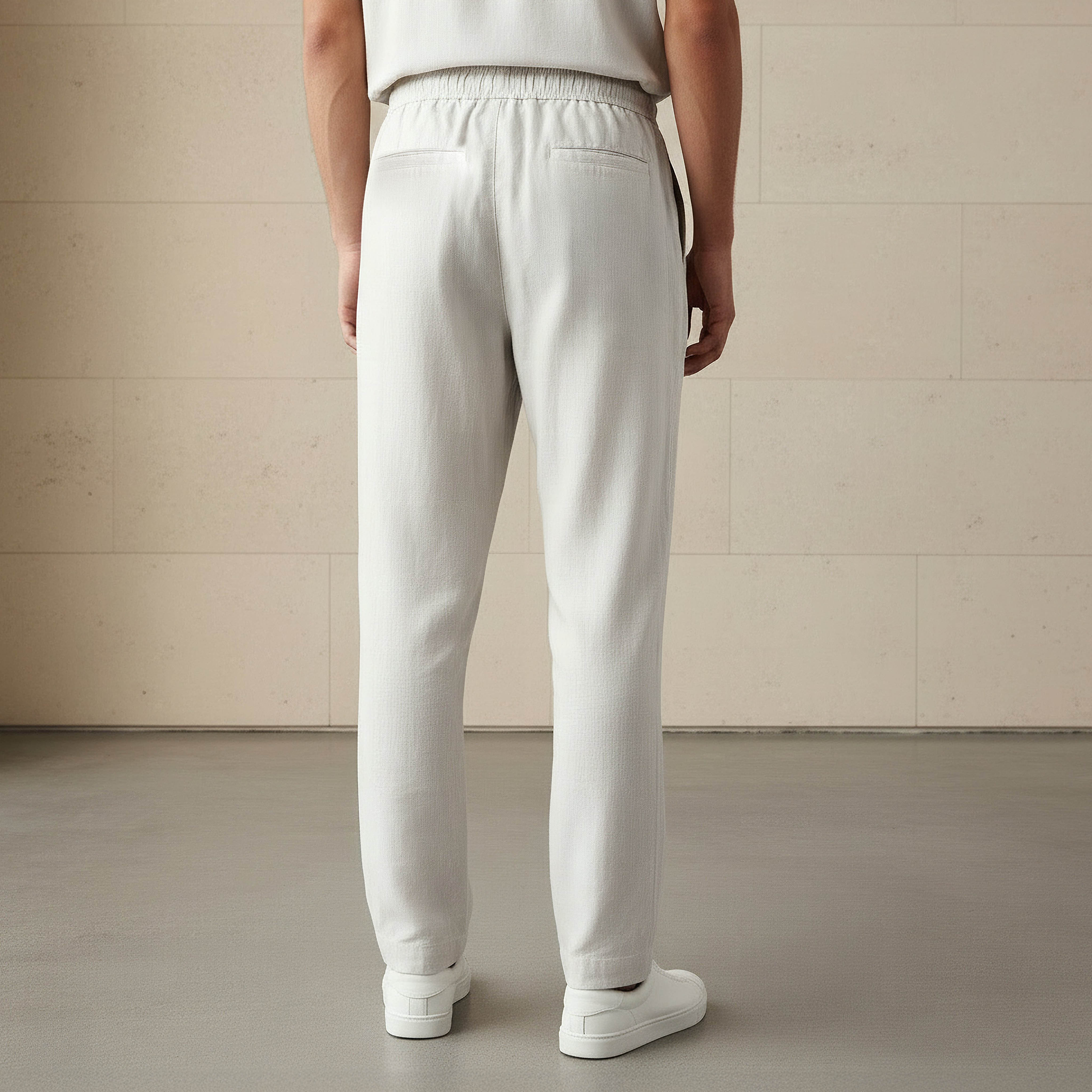 Men Straight Fit Linen Blend Trousers-men-clothing-coordsets-image-4