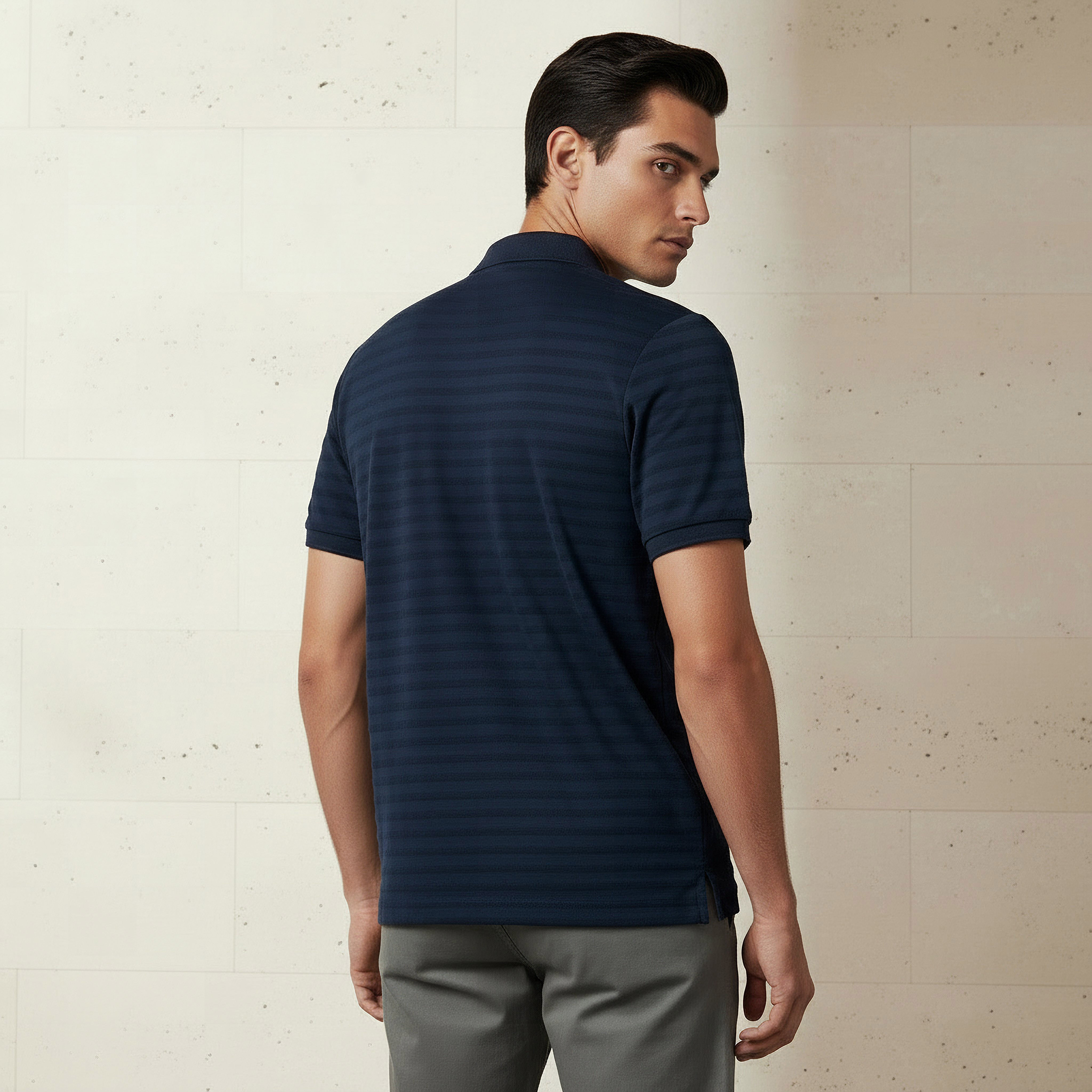 Men Short Sleeves Textured Polo T-shirt-men-clothing-tshirtsandpolos-polos-image-3