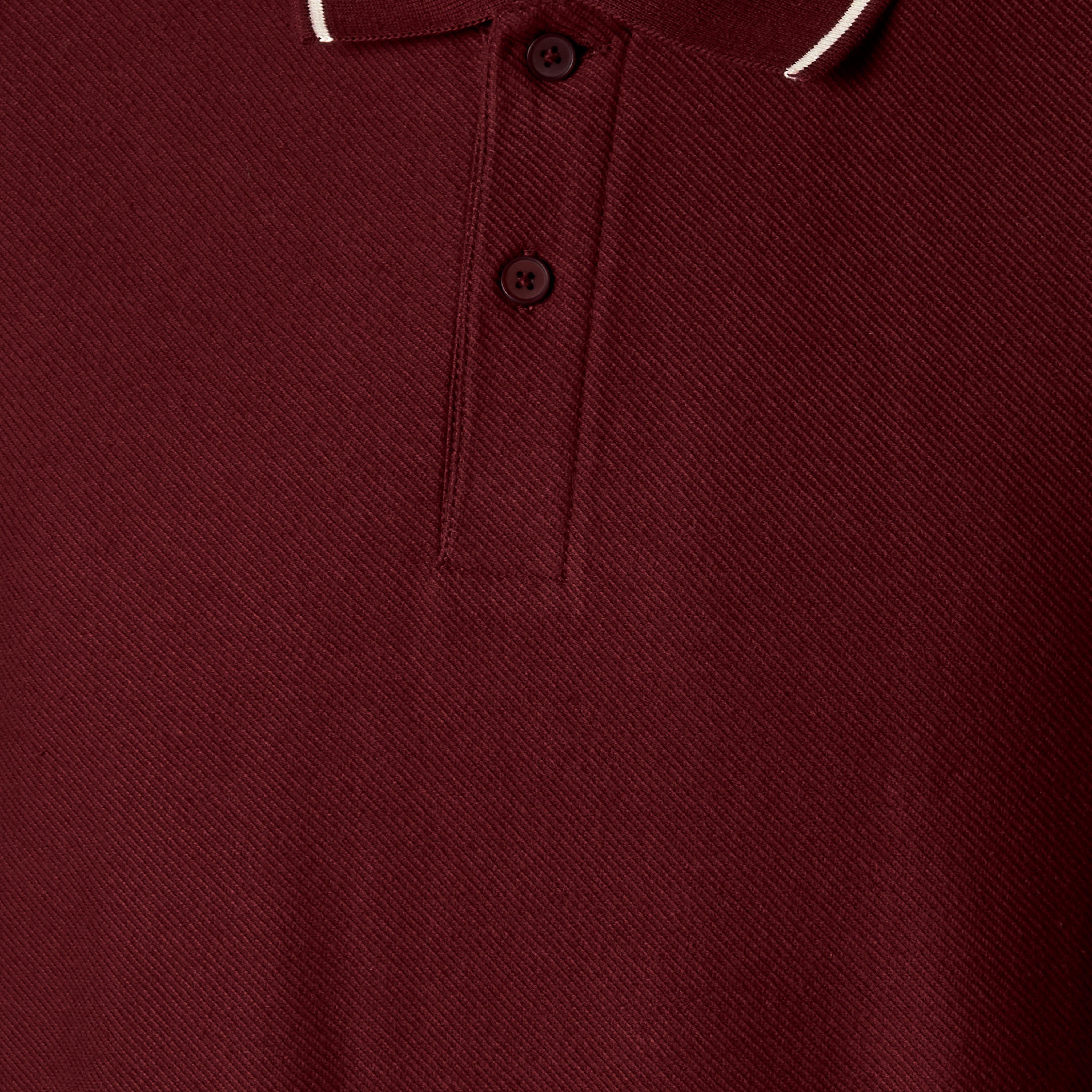 تيشيرت بولو بخيوط بارزة وأكمام قصيرة للرجال-men-clothing-tshirtsandpolos-polos-image-4