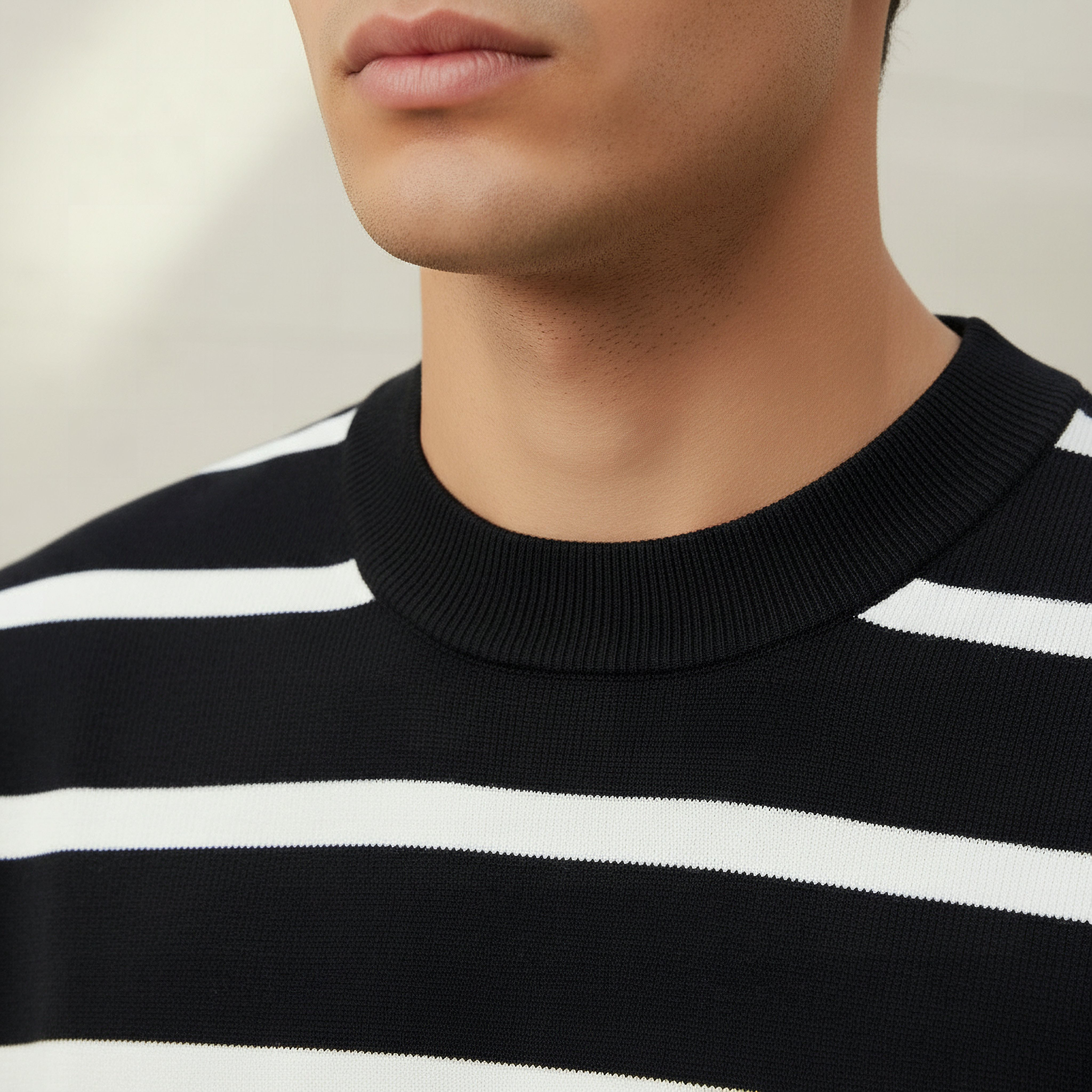 Men Regular Fit Crew Neck Short Sleeves Striped T-shirt-men-clothing-tshirtsandpolos-tshirts-image-4
