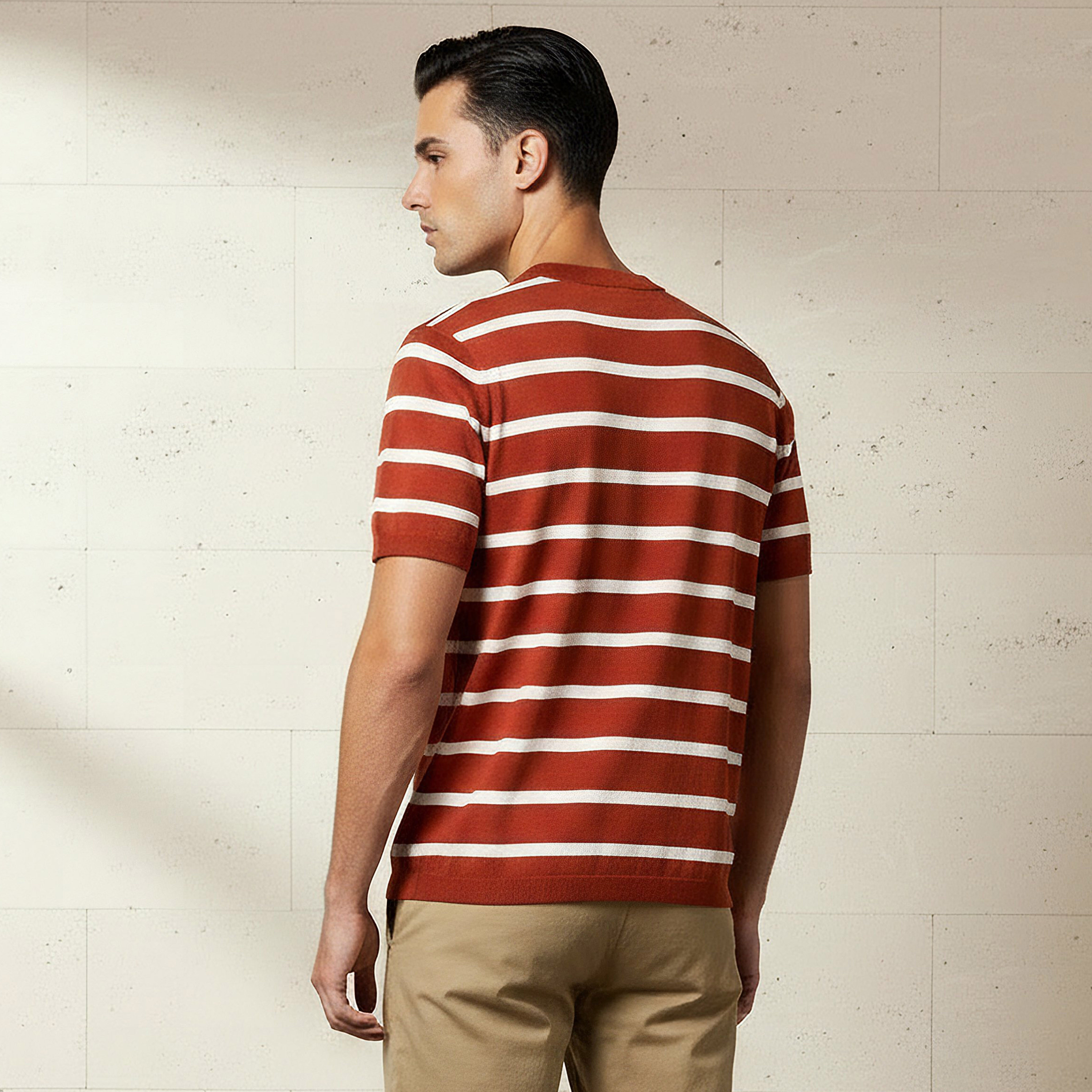 Men Regular Fit Crew Neck Short Sleeves Striped T-shirt-men-clothing-tshirtsandpolos-tshirts-image-3