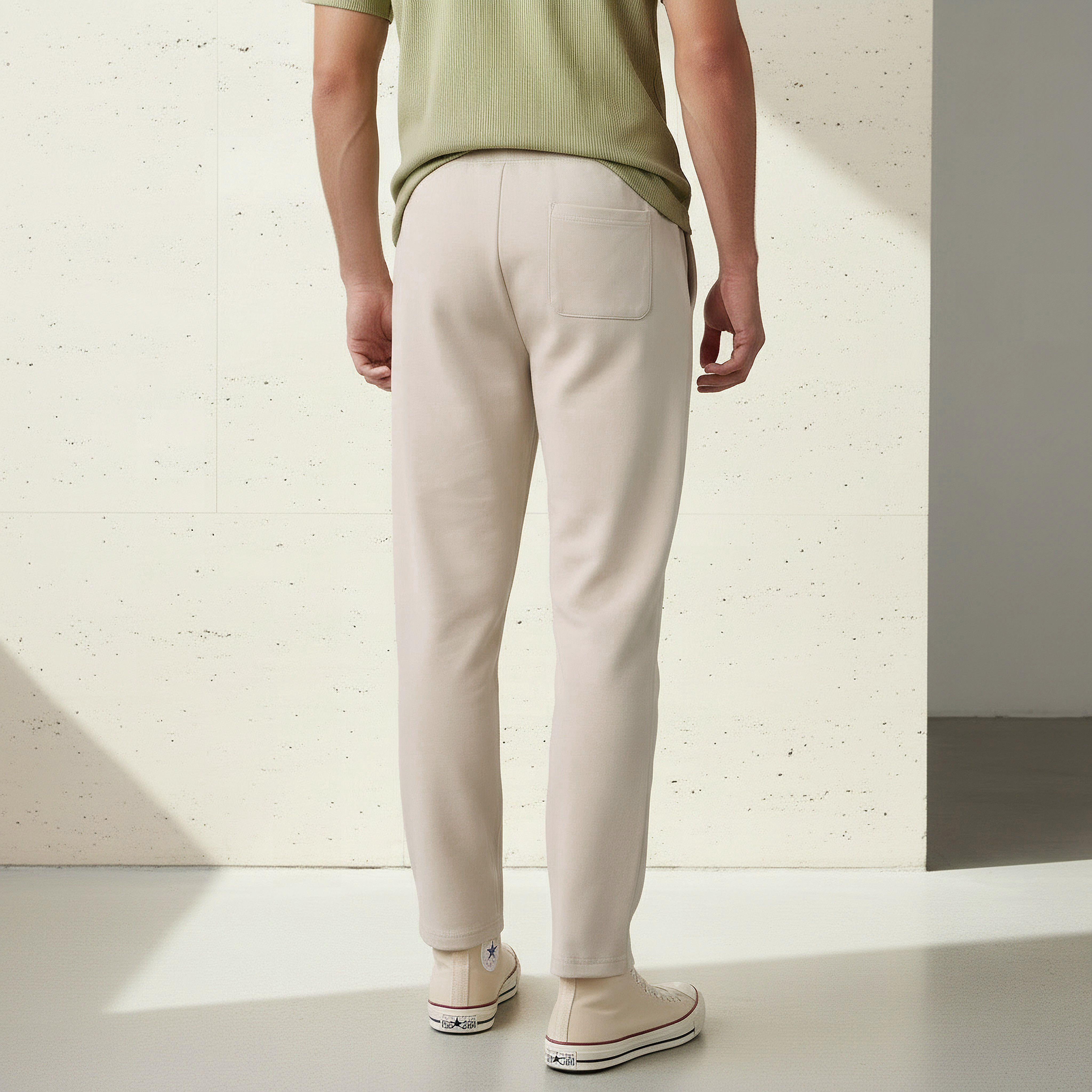 بنطلون رياضي بقصة عادية وجيوب للرجال-men-clothing-bottoms-joggers-image-3