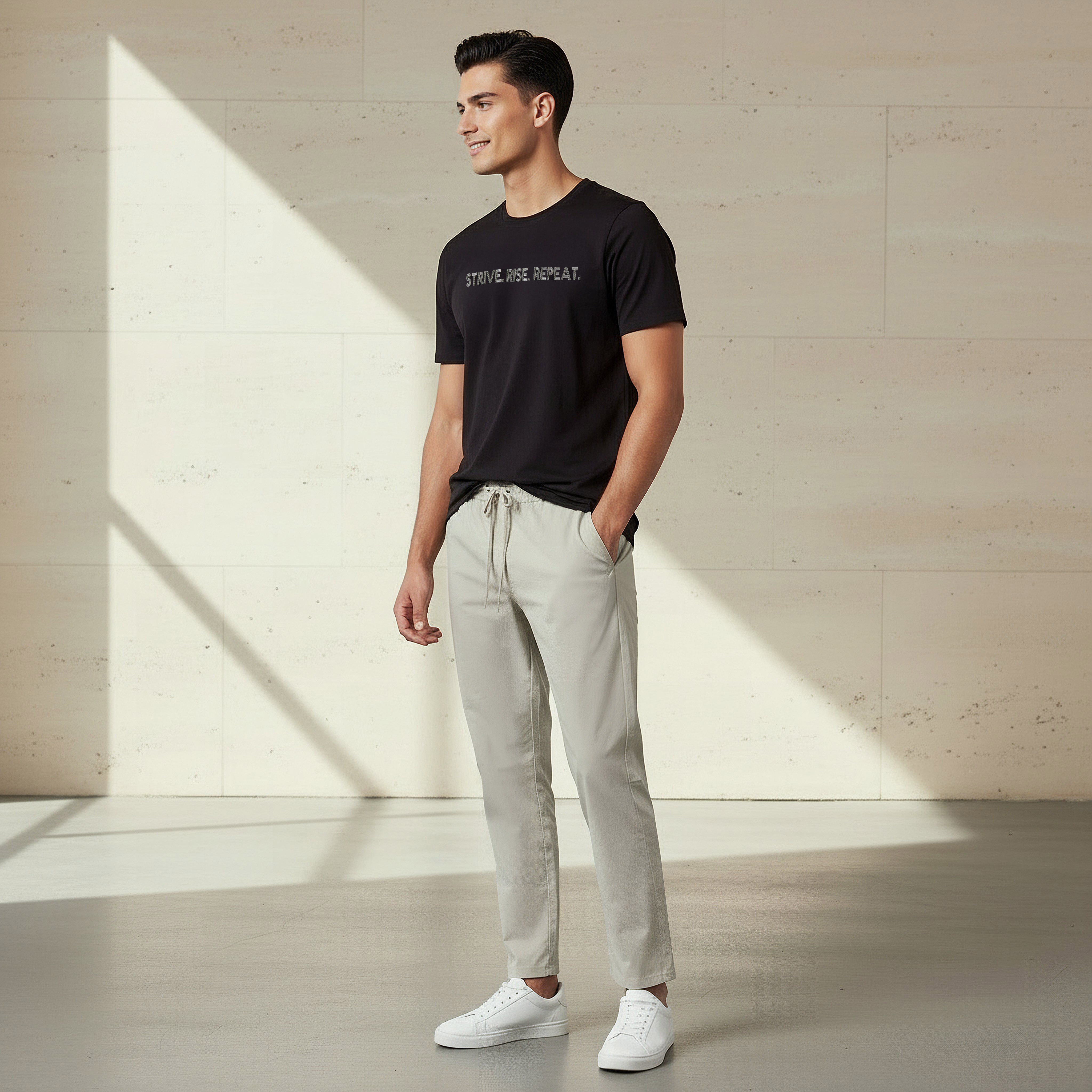 Men Slim Fit Crew Neck Short Sleeve Slogan Print T-shirt-PROMO_SP_QA_2FOR49_110625-image-2