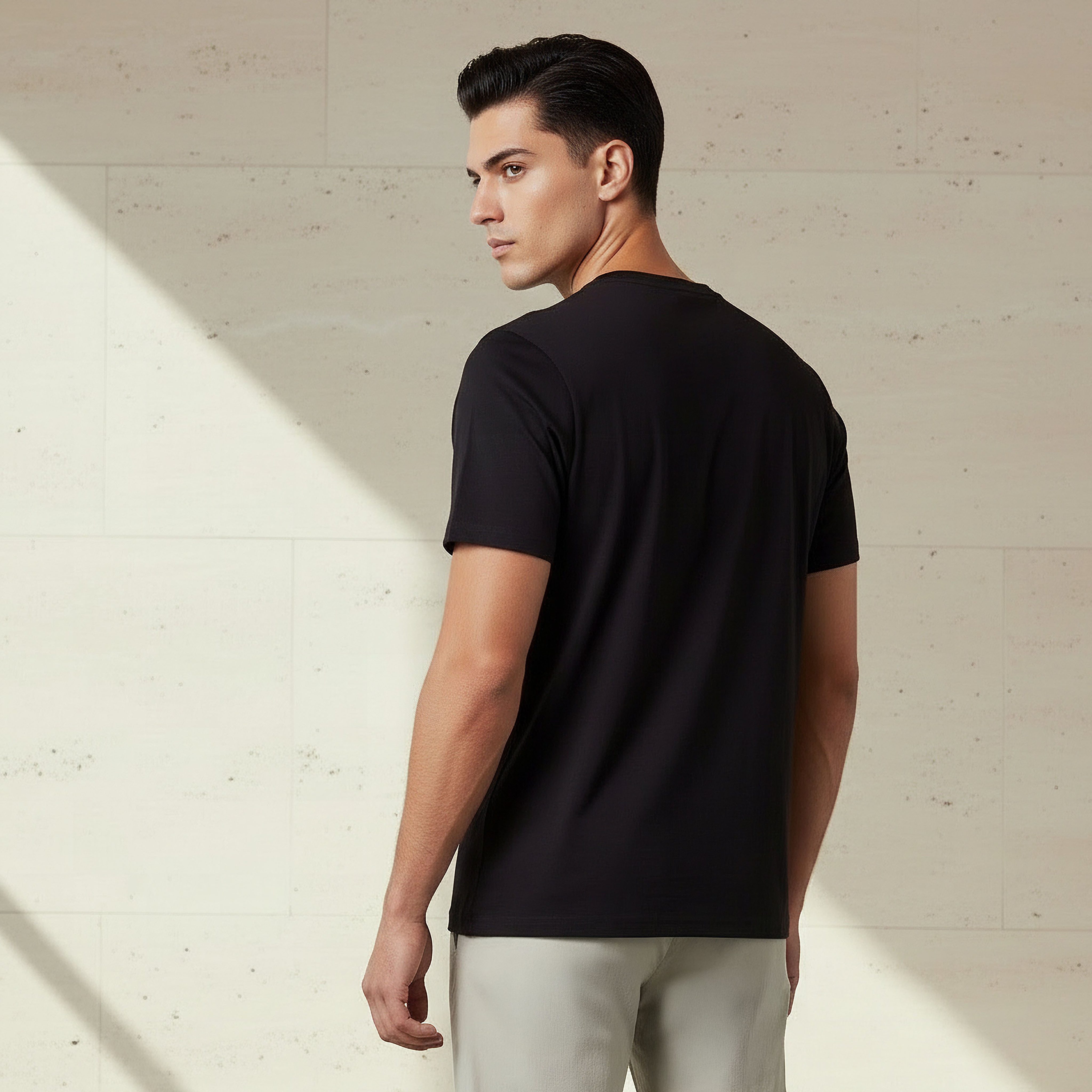 Men Slim Fit Crew Neck Short Sleeve Slogan Print T-shirt-PROMO_SP_QA_2FOR49_110625-image-3