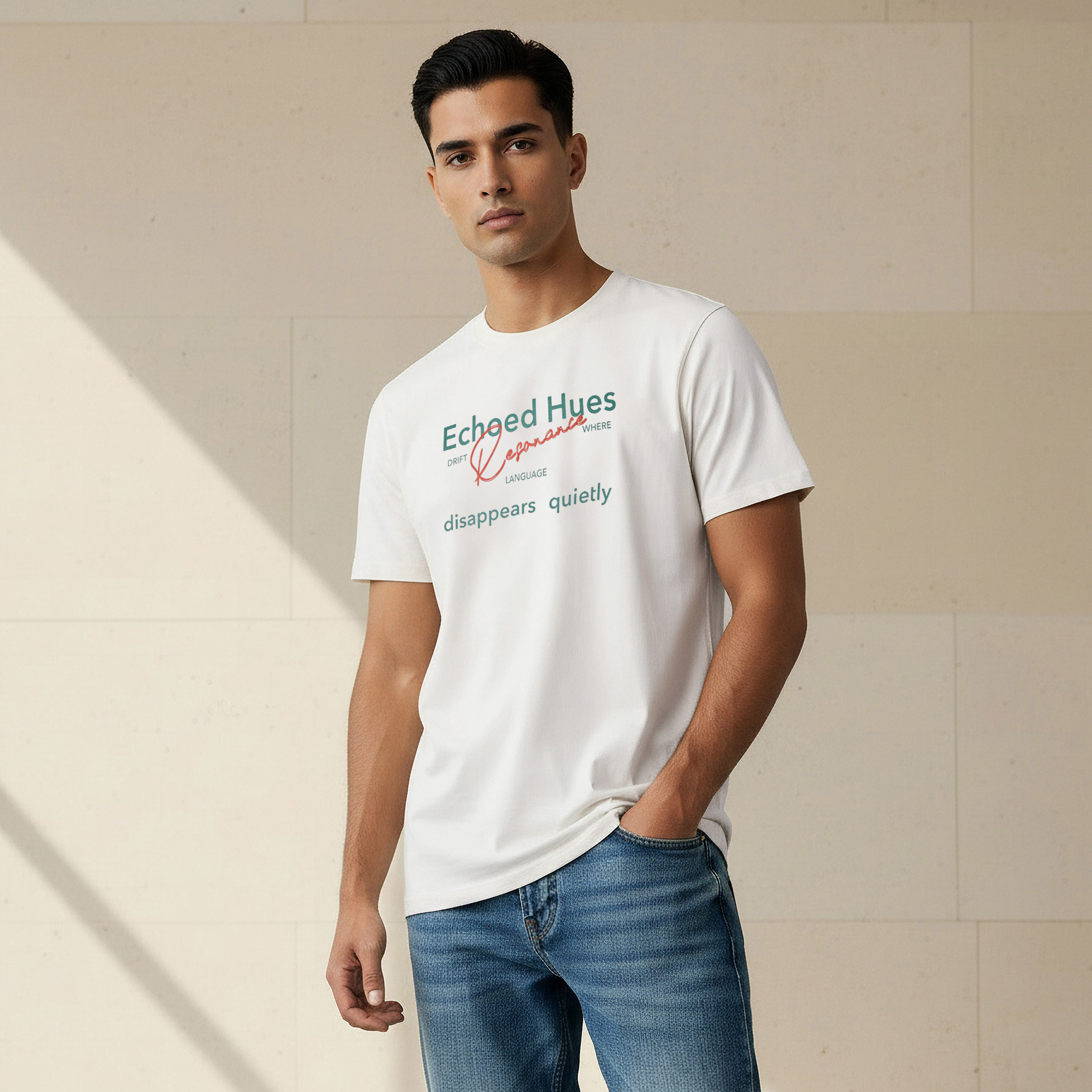 Men Slim Fit Crew Neck Short Sleeves Slogan Print T-shirt-men-clothing-tshirtsandpolos-tshirts-image-1