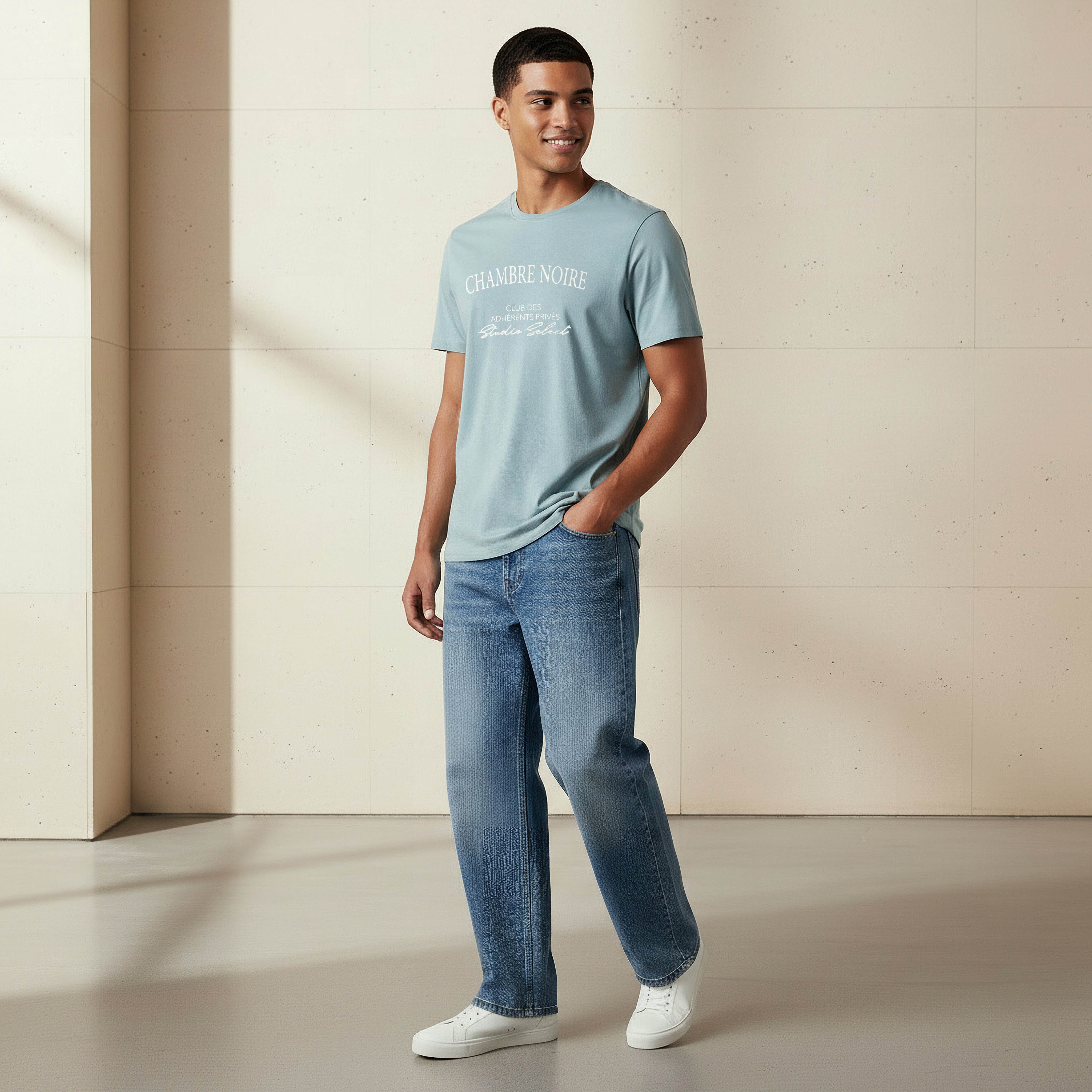 Men Slim Fit Crew Neck Short Sleeve Slogan Print T-shirt-men-clothing-tshirtsandpolos-tshirts-image-2