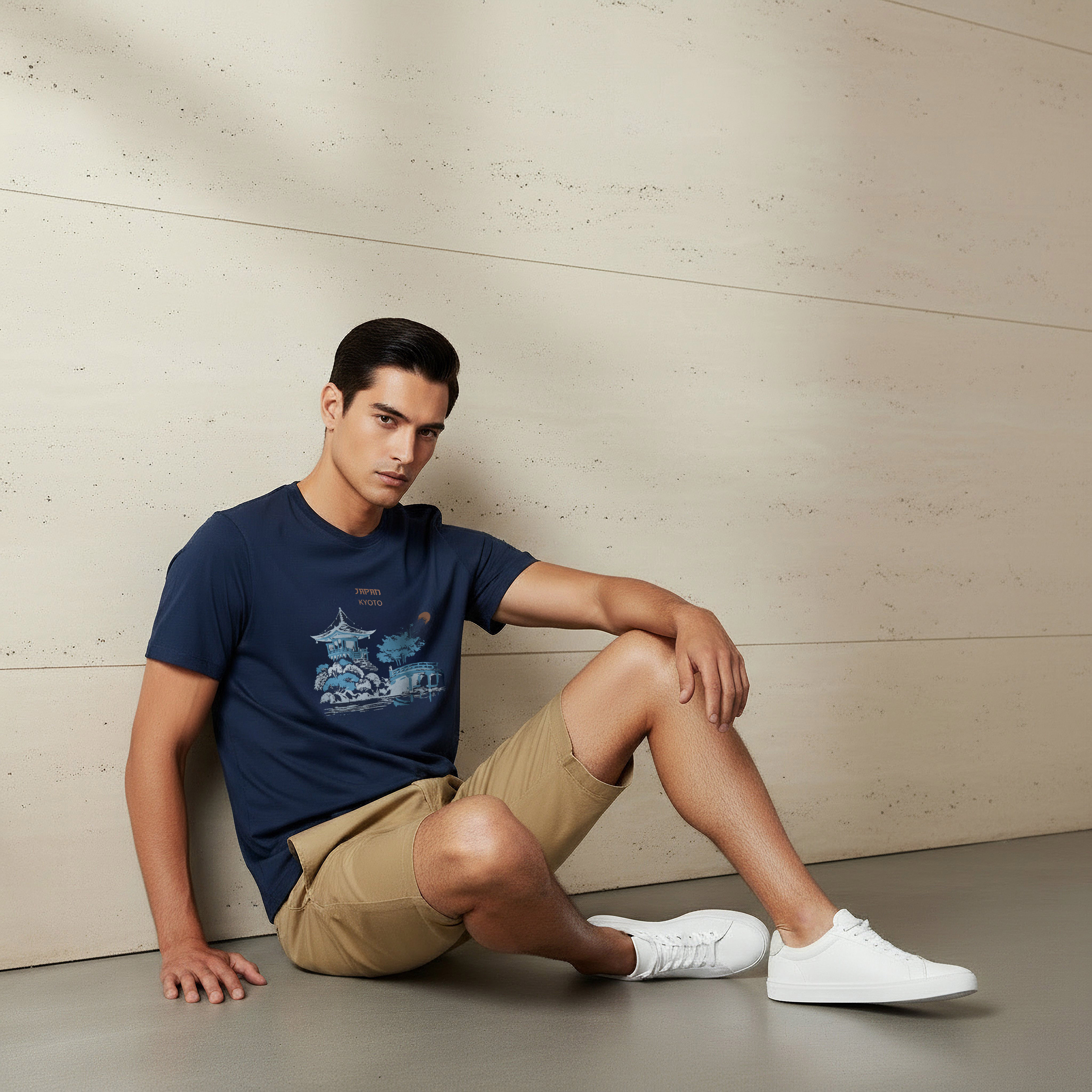 Men Slim Fit Crew Neck Short Sleeves Japan Print T-shirt-men-clothing-tshirtsandpolos-tshirts-image-2