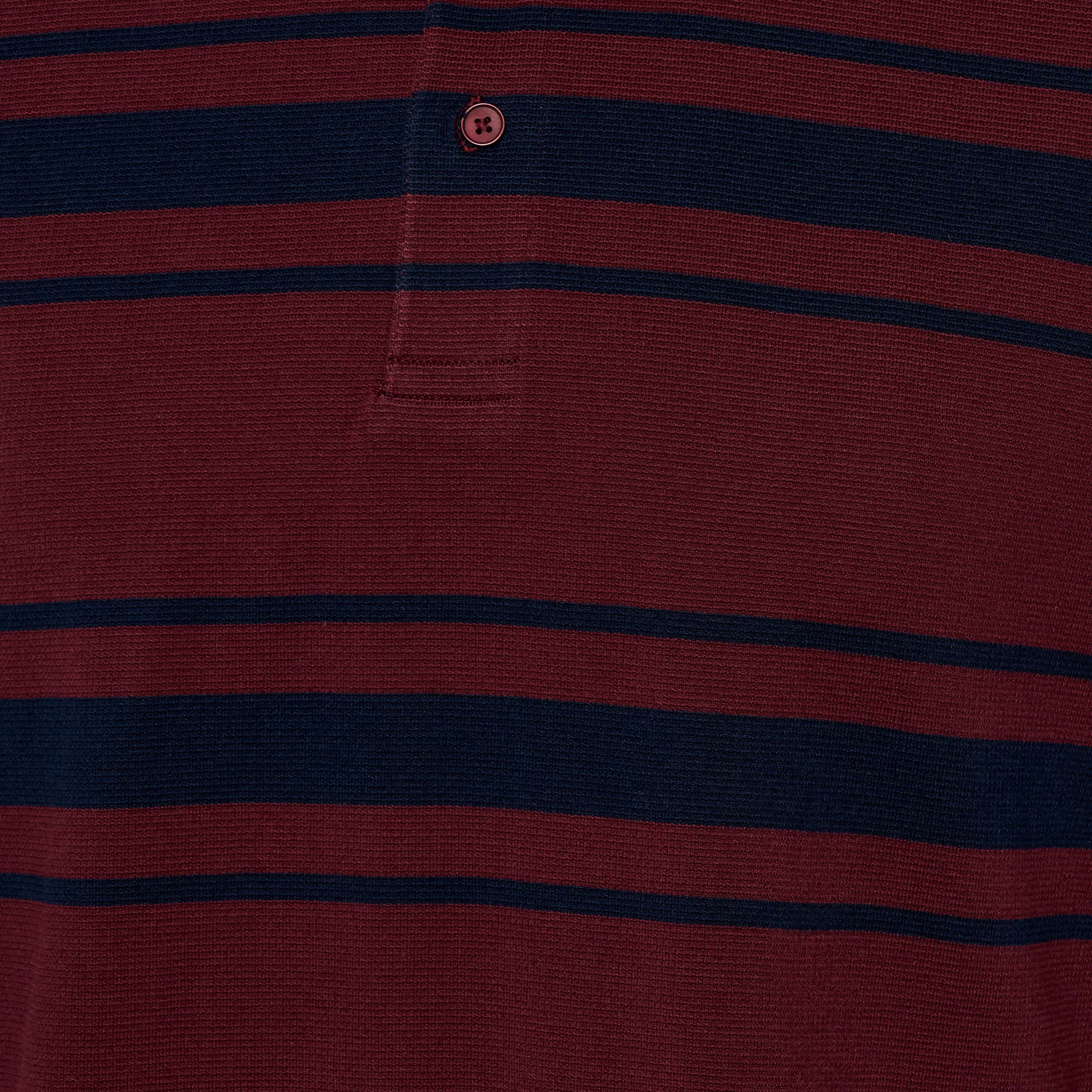 Men Short Sleeves Striped Pique Polo T-shirt-men-clothing-tshirtsandpolos-polos-image-2