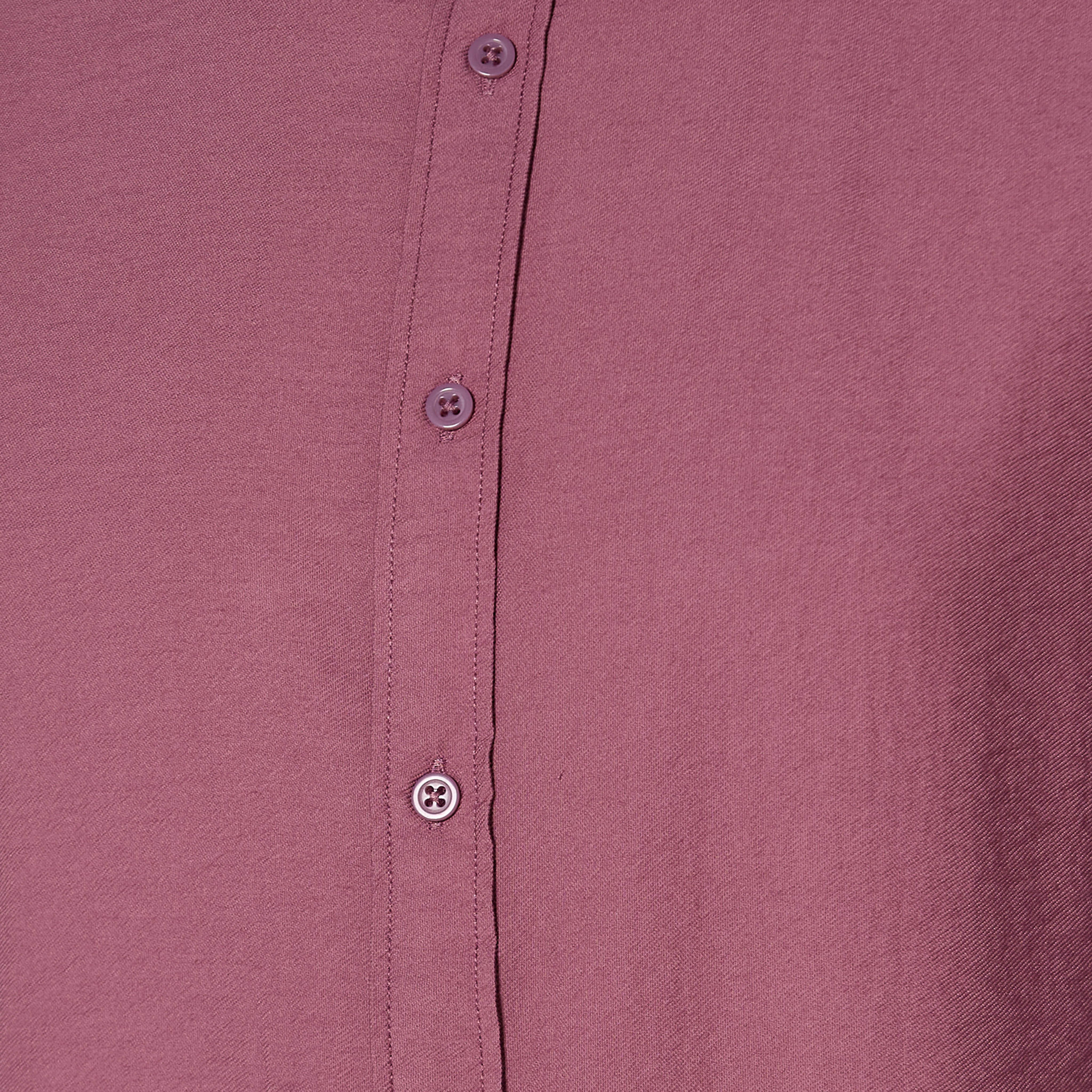 Men Regular Fit Collared Crinkle Textured Short Sleeves Shirt-men-clothing-shirts-image-2