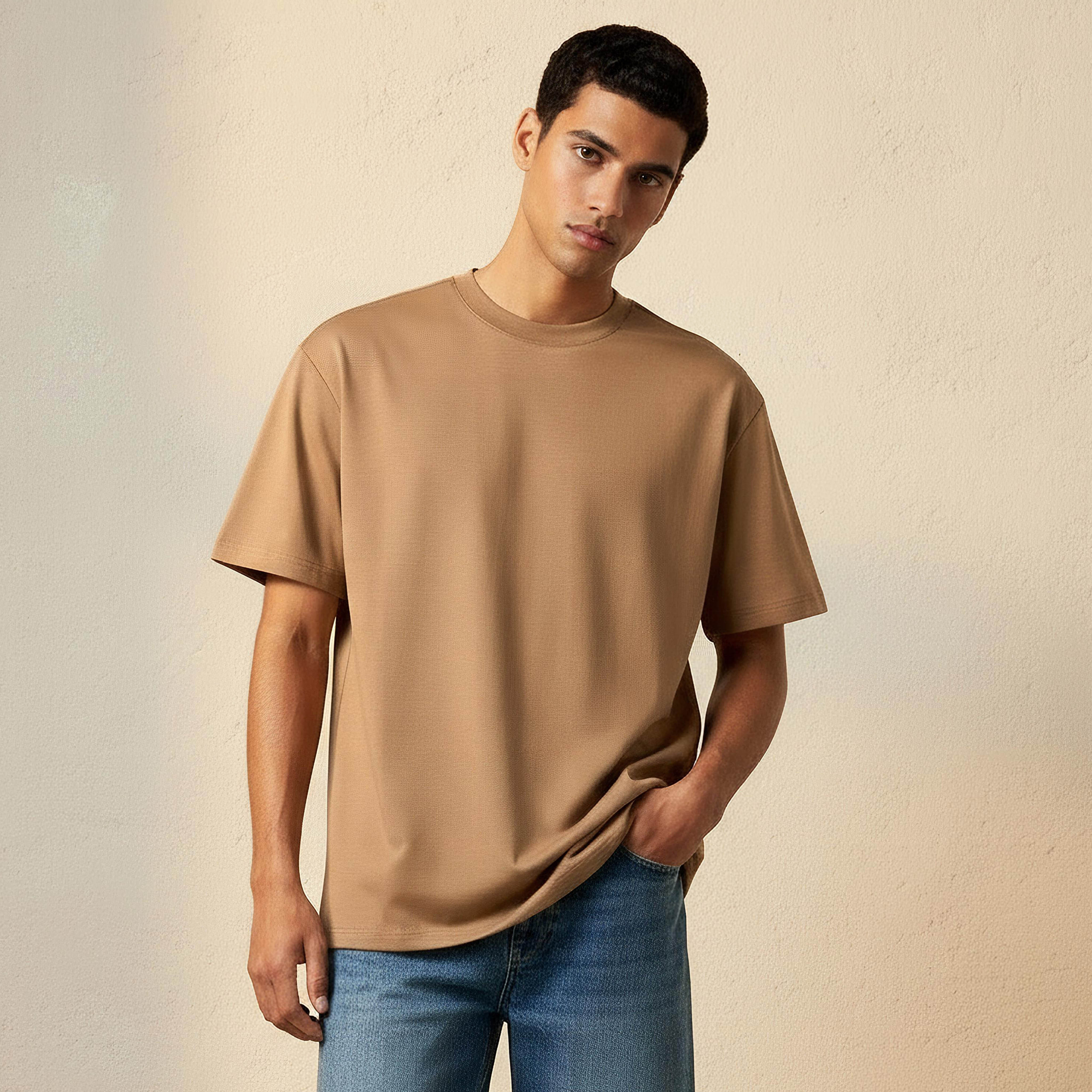 Men Relaxed Fit Crew Neck Short Sleeves T-shirt-men-clothing-tshirtsandpolos-tshirts-image-1