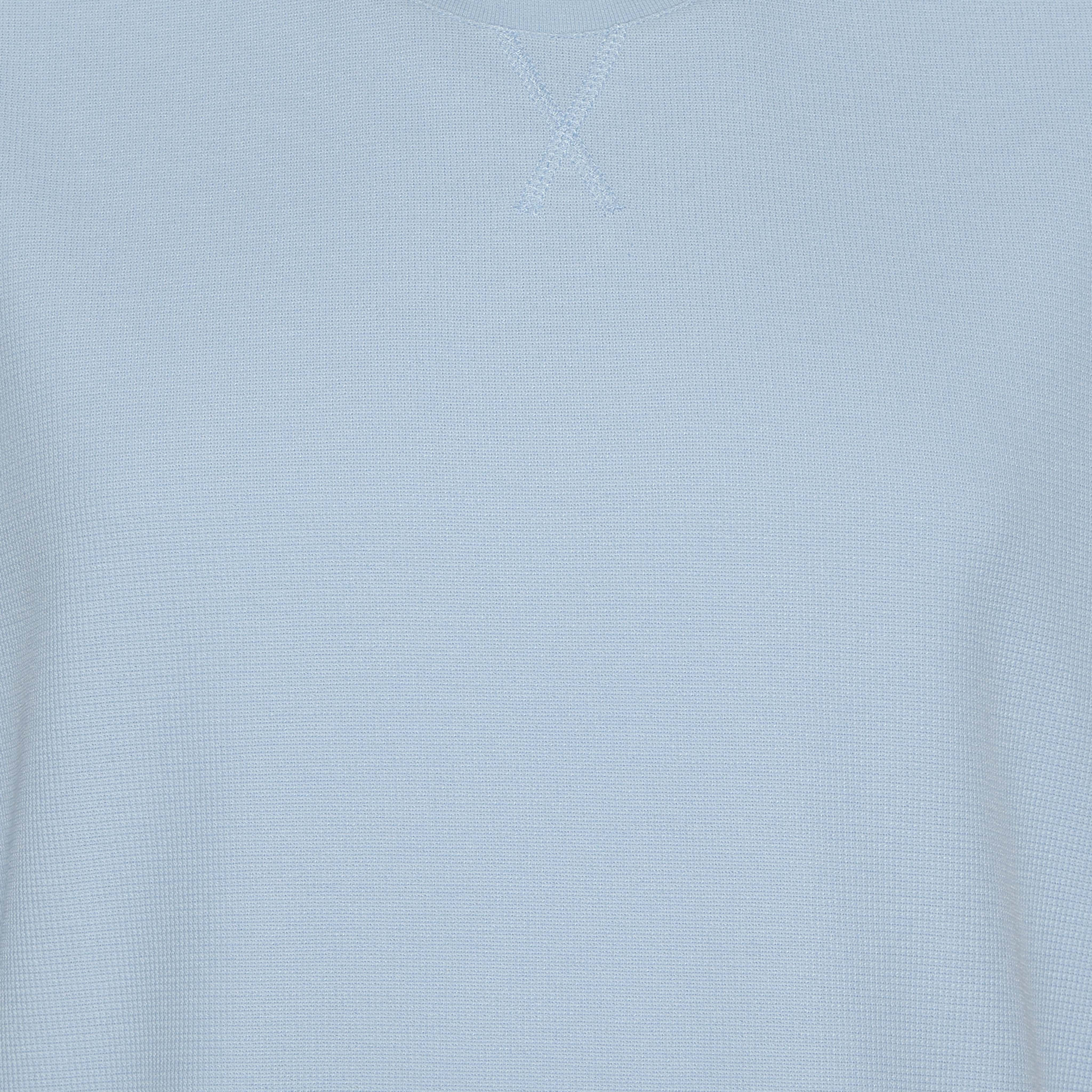 تيشيرت بقصة مريحة بياقة مستديرة وأكمام قصيرة بارز الملمس للرجال-men-clothing-tshirtsandpolos-tshirts-image-2