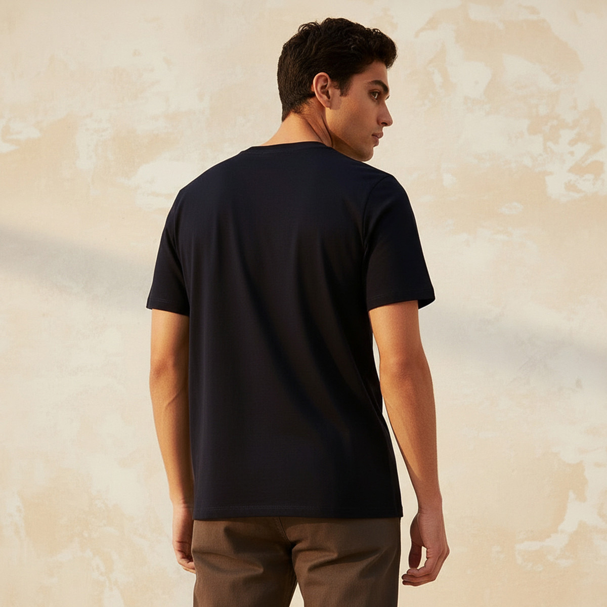 Men Slim Fit Crew Neck Short Sleeves Typographic Print T-shirt-PROMO_SP_QA_2FOR49_110625-image-4