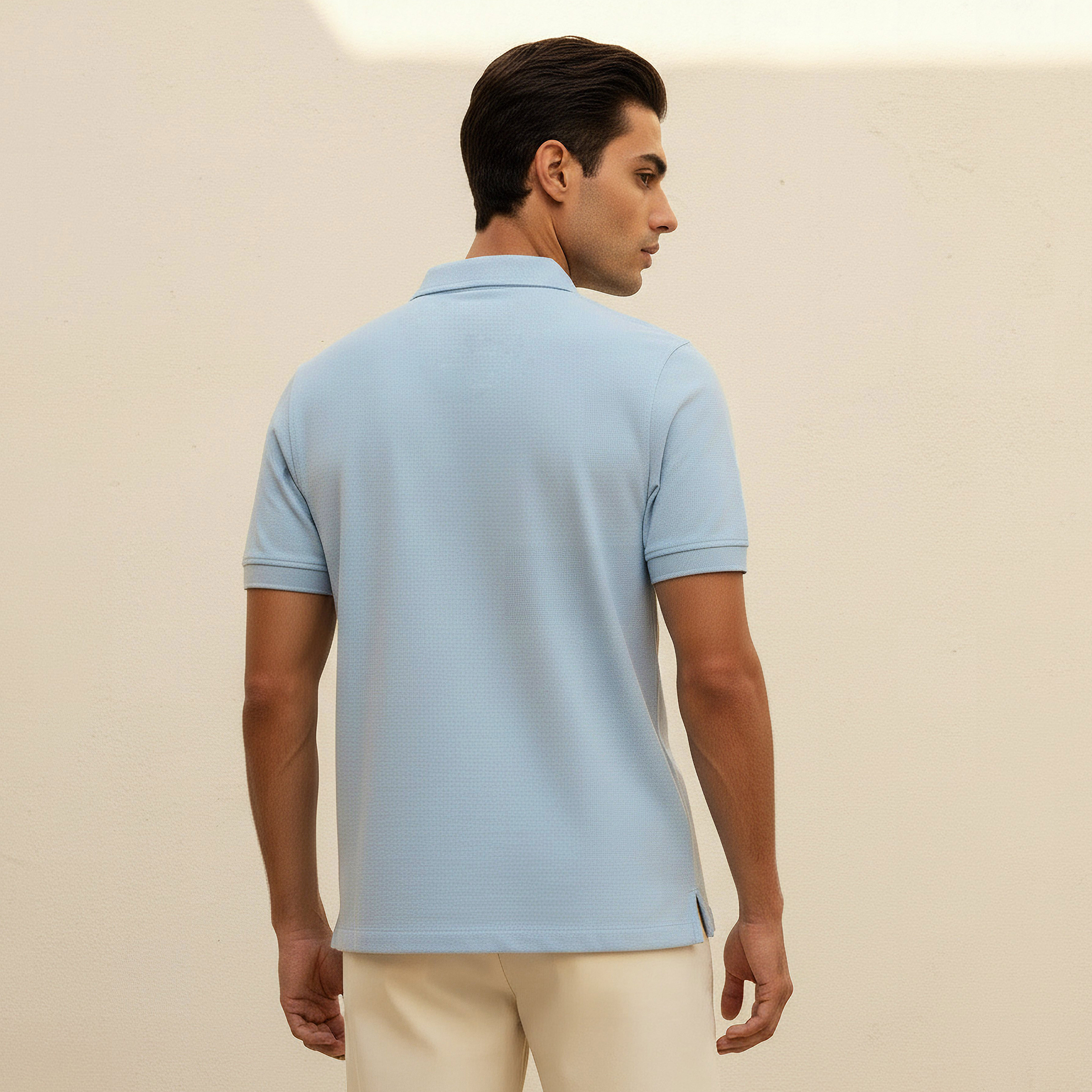 Men Short Sleeves Textured Polo T-shirt-men-clothing-tshirtsandpolos-polos-image-4