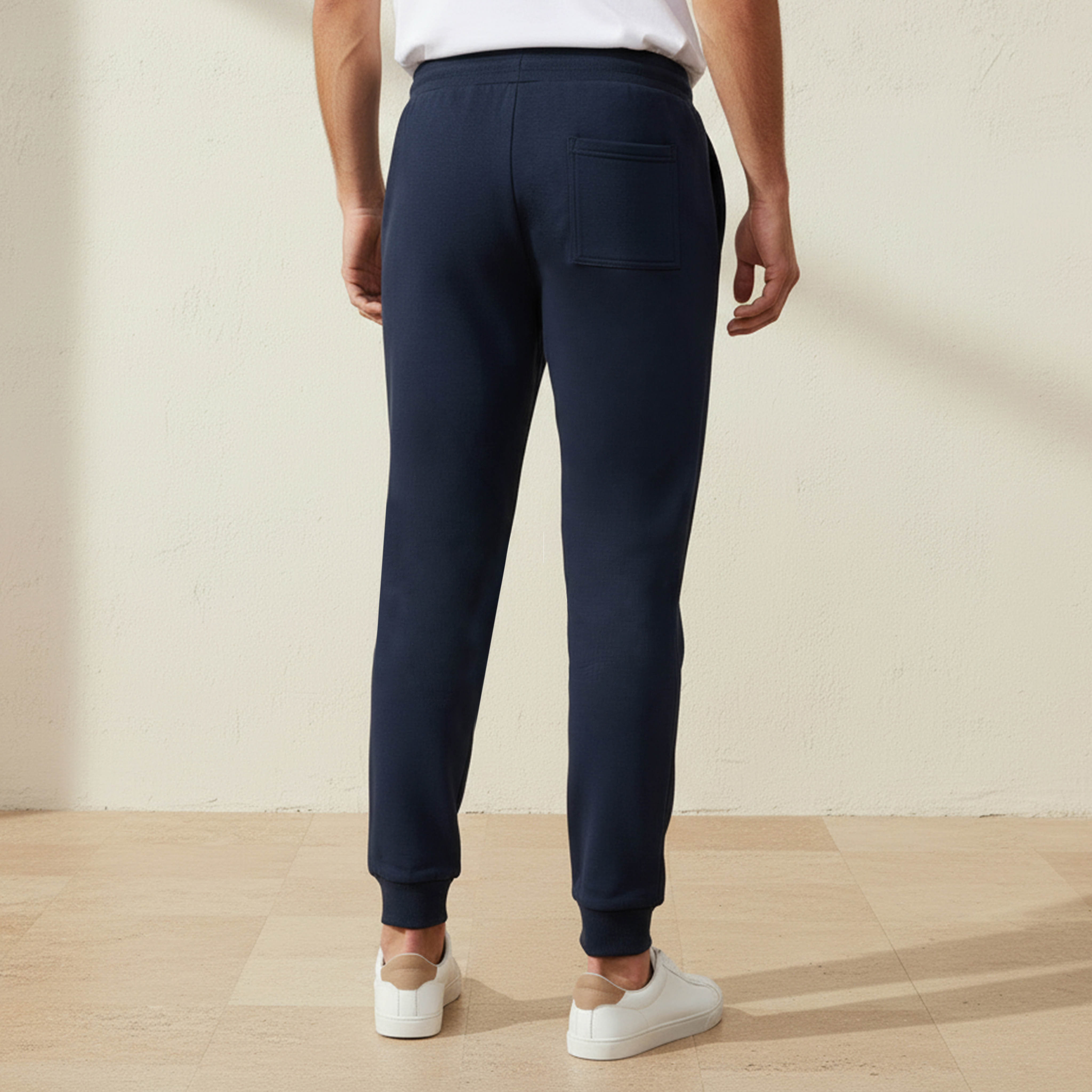 Men Regular Fit Joggers with Drawstring Closure-men-clothing-bottoms-joggers-image-4