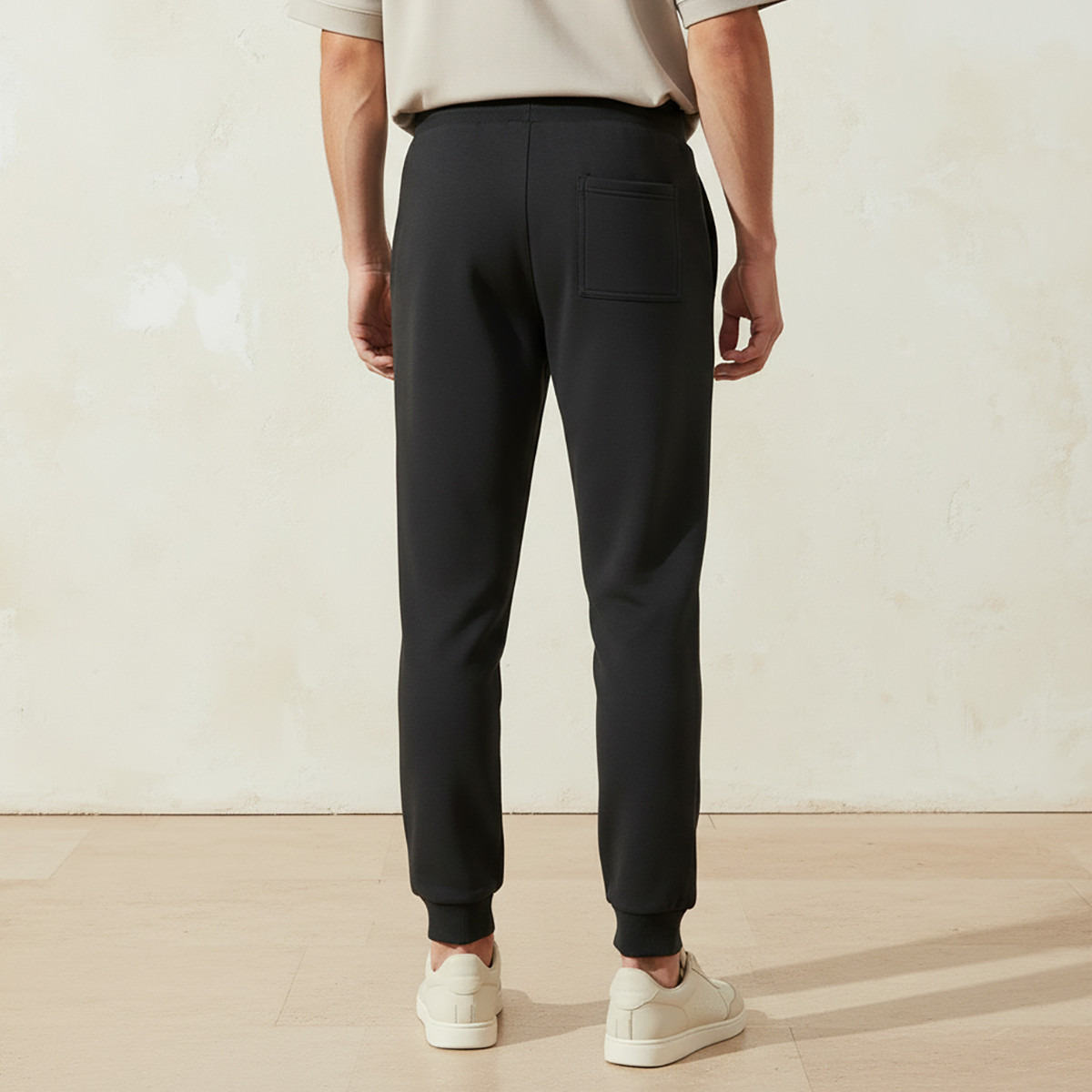 Men Regular Fit Joggers with Drawstring Closure-men-clothing-bottoms-joggers-image-4