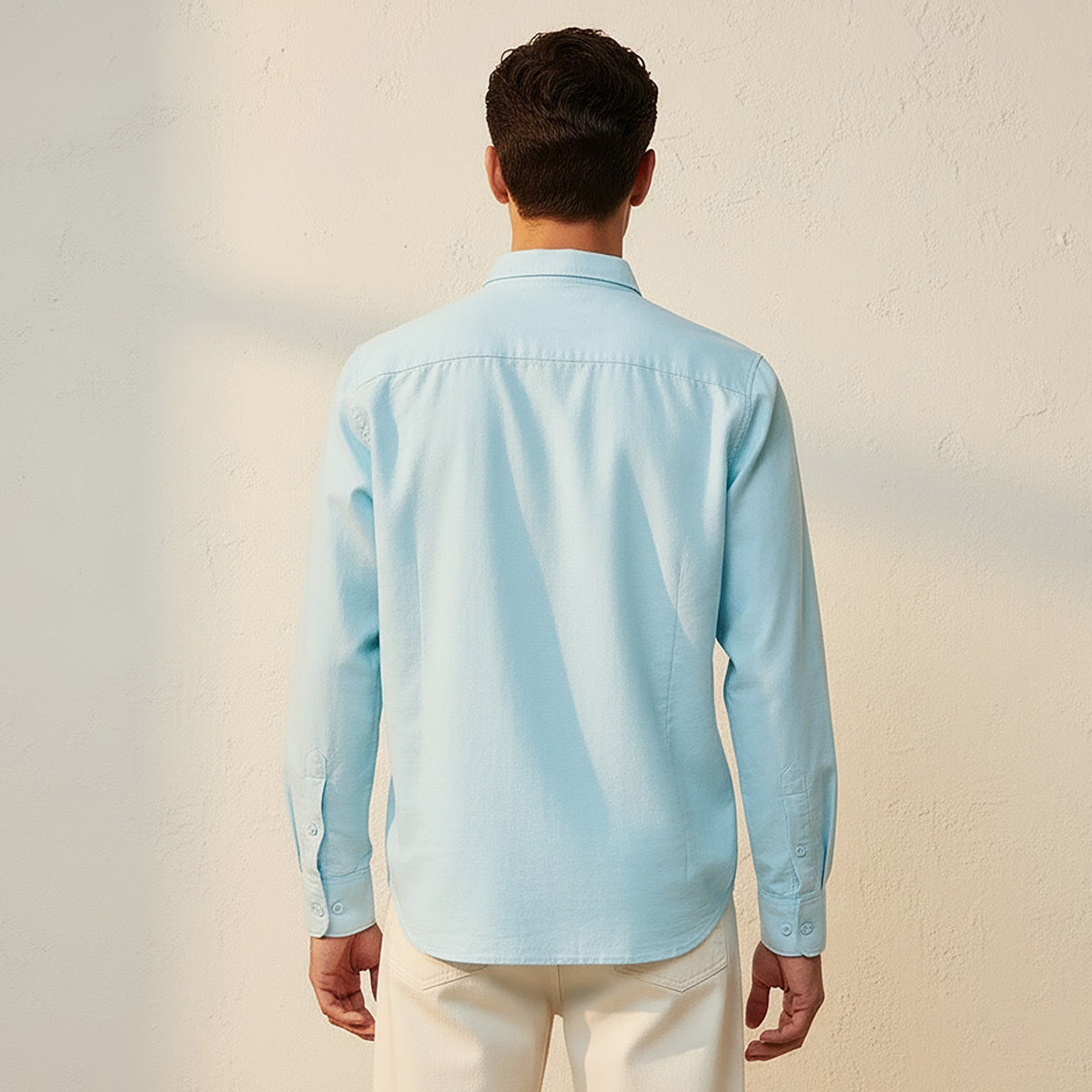 Men Slim Fit Button-Down Collar Long Sleeve Shirt-men-clothing-shirts-image-4