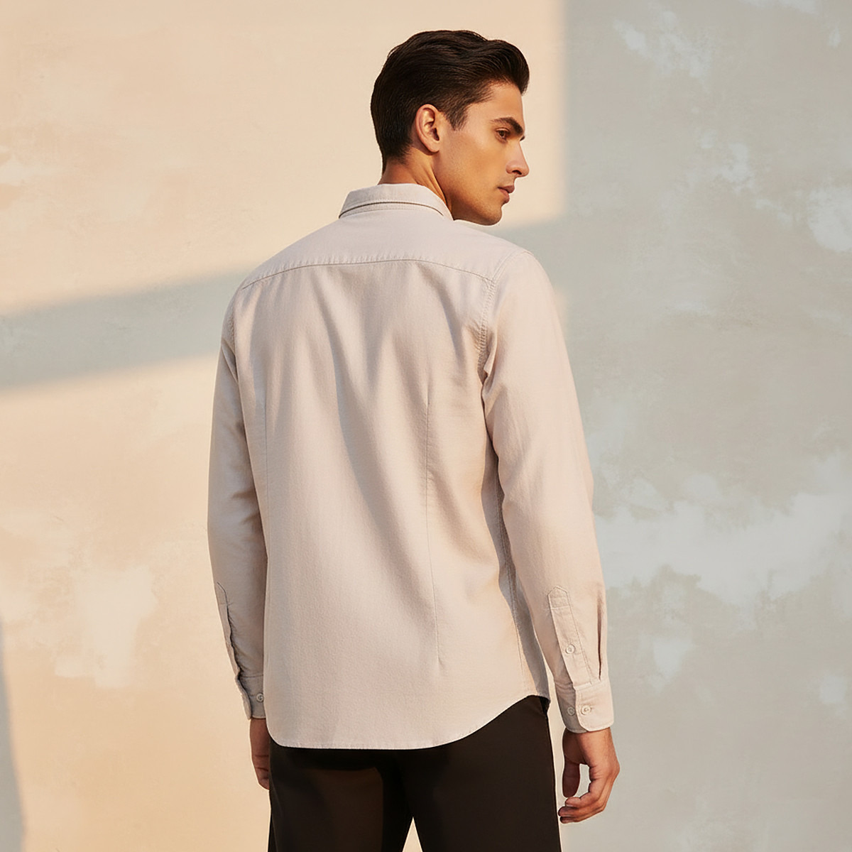 Men Slim Fit Button-Down Collar Long Sleeve Shirt-men-clothing-shirts-image-4