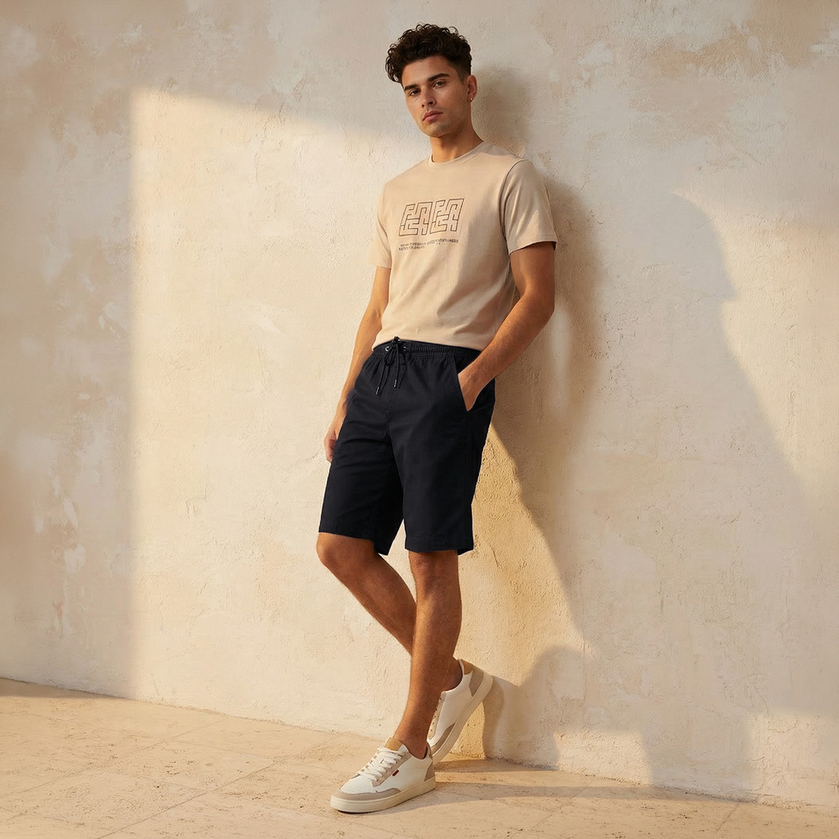 Men Regular Fit Shorts Cotton-men-clothing-bottoms-shorts-image-3
