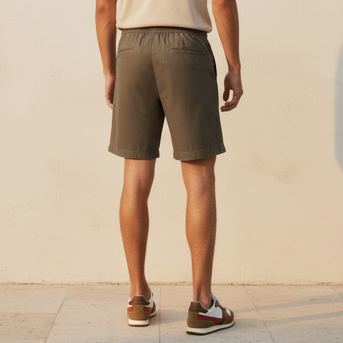 Men Regular Fit Shorts Cotton-men-clothing-bottoms-shorts-image-4