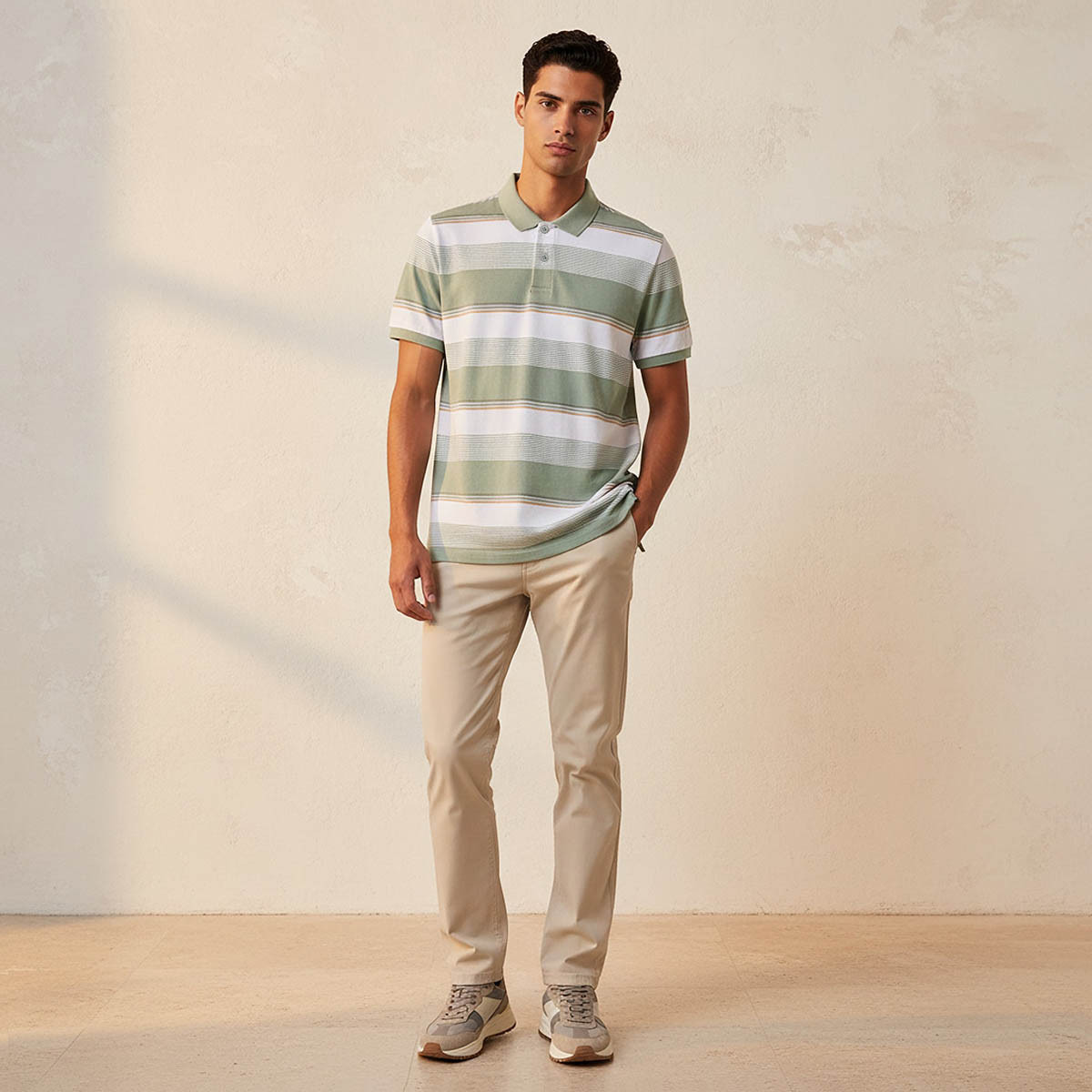 Men Short Sleeves Striped Polo T-shirt-men-clothing-tshirtsandpolos-polos-image-3