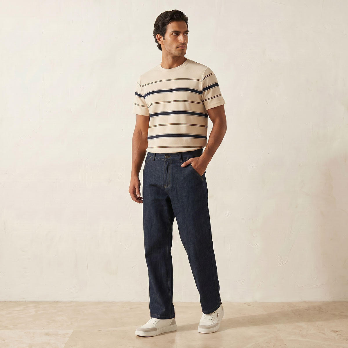 Splash Basic Crew Neck Short Sleeves Striped T-shirt-men-clothing-tshirtsandpolos-tshirts-image-5