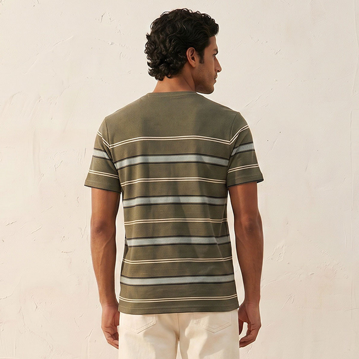 Splash Basic Crew Neck Short Sleeves Striped T-shirt-men-clothing-tshirtsandpolos-tshirts-image-4