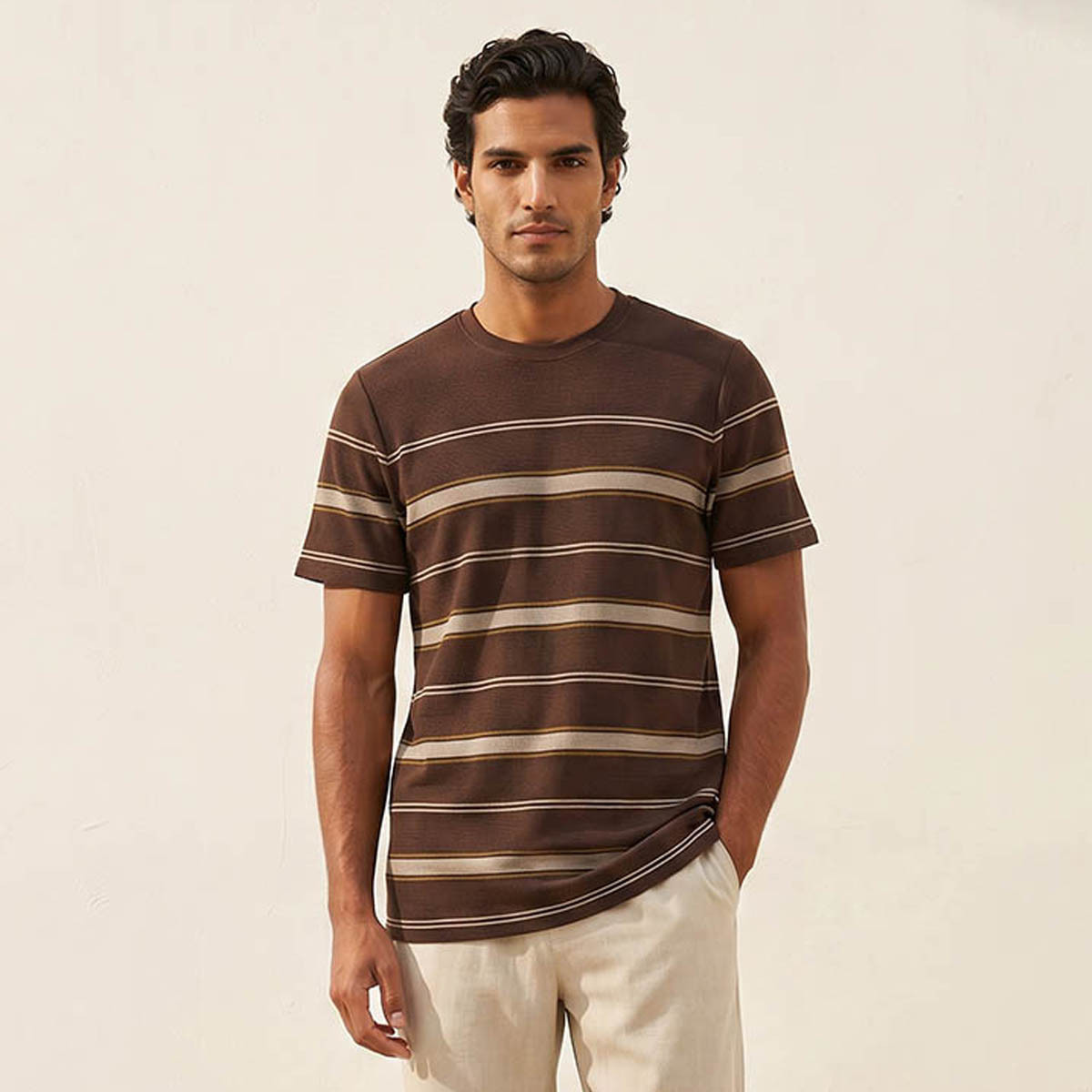 Splash Basics Crew Neck Striped T-shirt-men-clothing-tshirtsandpolos-tshirts-image-1