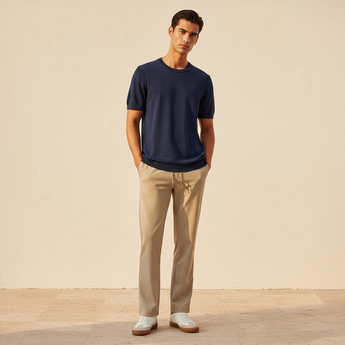 Men Regular Fit Crew Neck Short Sleeve T-shirt-men-clothing-tshirtsandpolos-tshirts-image-3