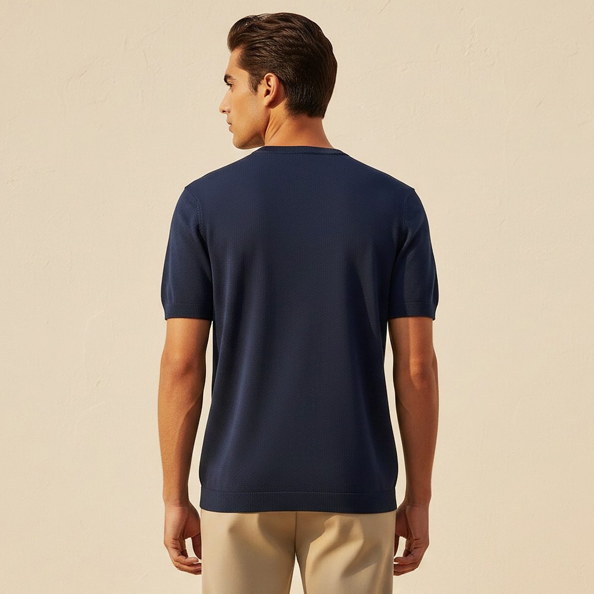 Men Regular Fit Crew Neck Short Sleeve T-shirt-men-clothing-tshirtsandpolos-tshirts-image-4