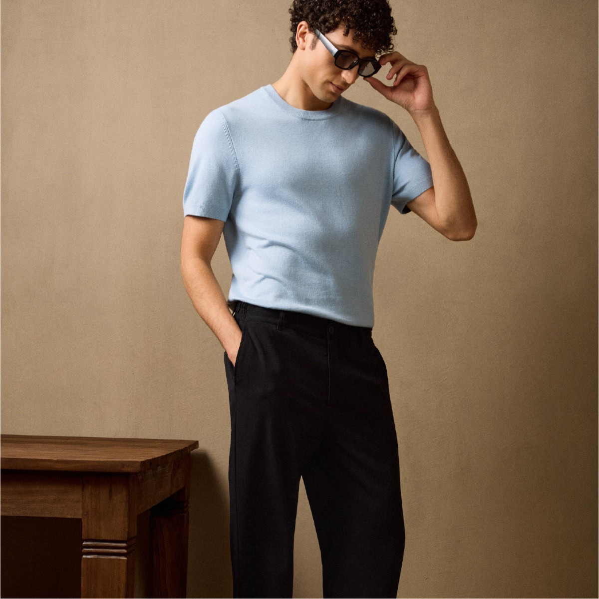 Splash Basics Regular Fit Crew Neck T-shirt-men-clothing-tshirtsandpolos-tshirts-image-1