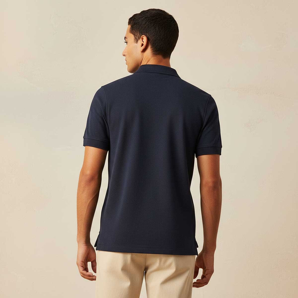Splash Basic Short Sleeves Textured Polo T-shirt-men-clothing-tshirtsandpolos-polos-image-4