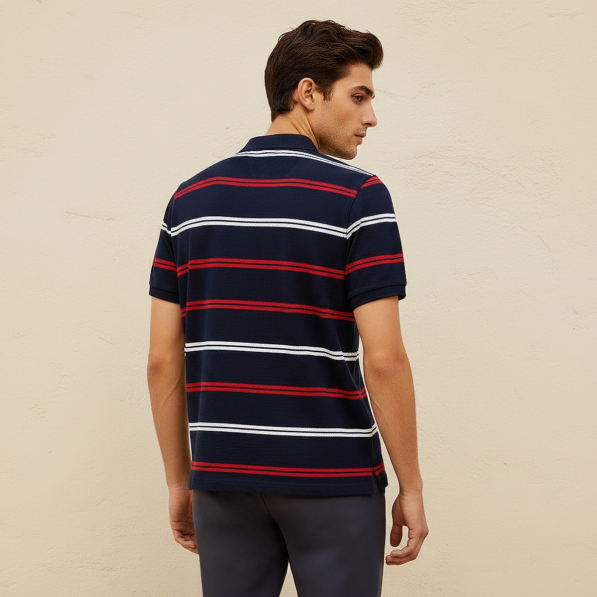 تيشيرت بولو مقلم بأكمام قصيرة للرجال-men-clothing-tshirtsandpolos-polos-image-4