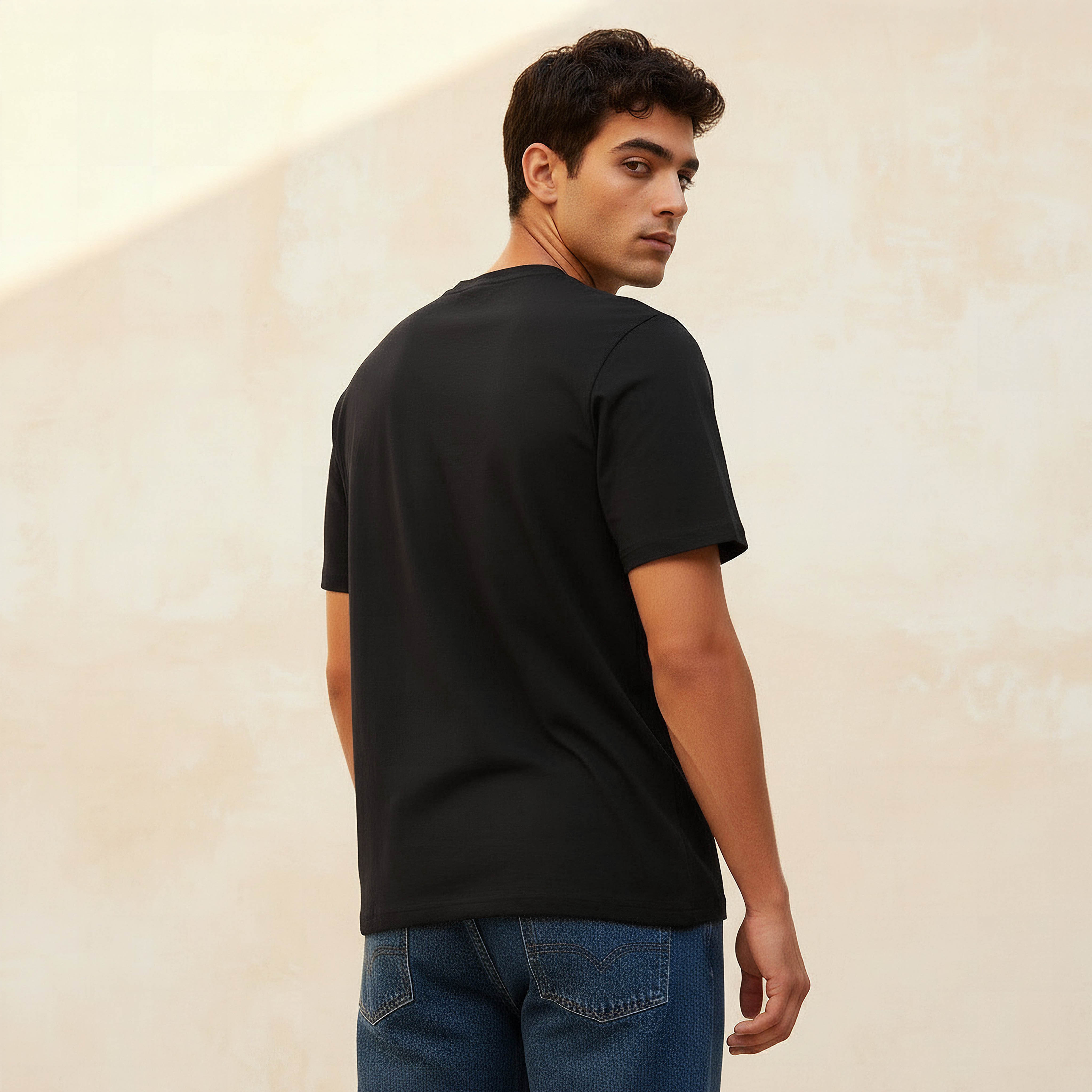 Men Slim Fit Crew Neck Short Sleeve Varsity Print T-shirt-PROMO_SP_QA_2FOR49_110625-image-4