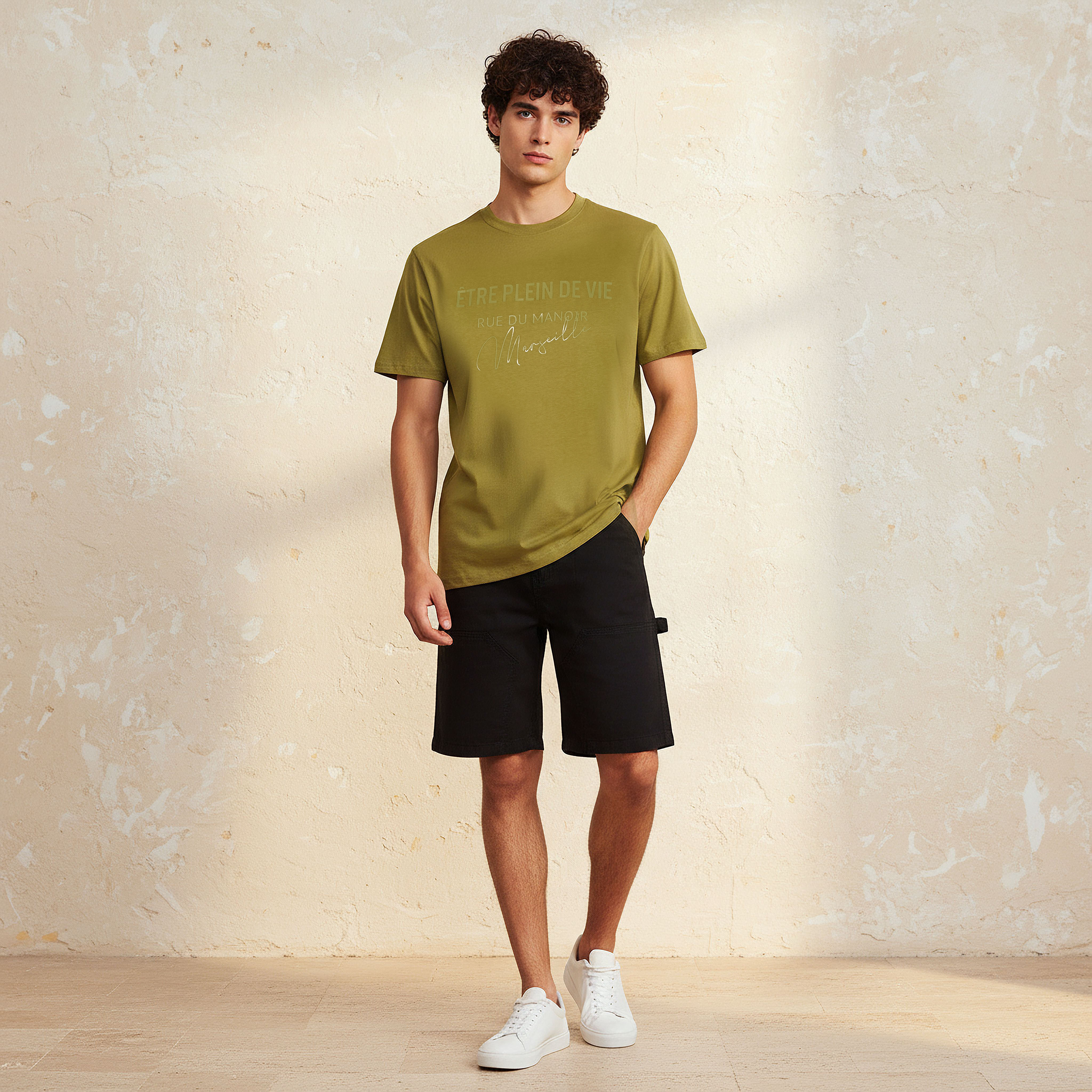 Men Slim Fit Crew Neck Short Sleeves Graphic Print T-shirt-PROMO_SP_OM_2FOR5_130625-image-3