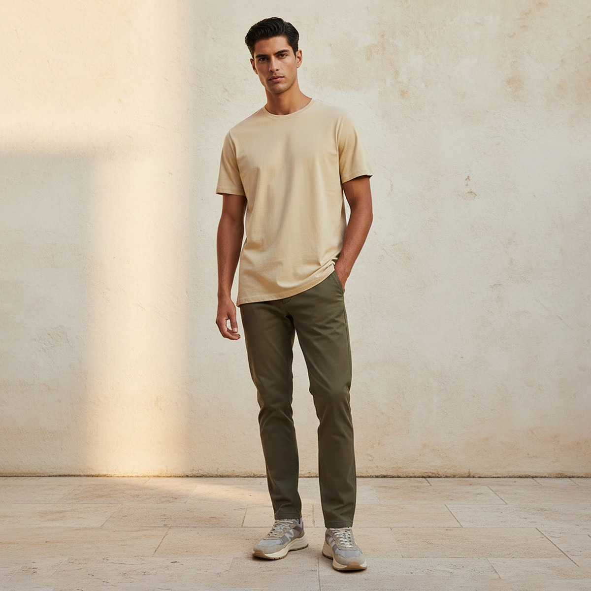 Men Regular Fit Crew Neck Short Sleeves T-shirt-men-clothing-tshirtsandpolos-tshirts-image-3
