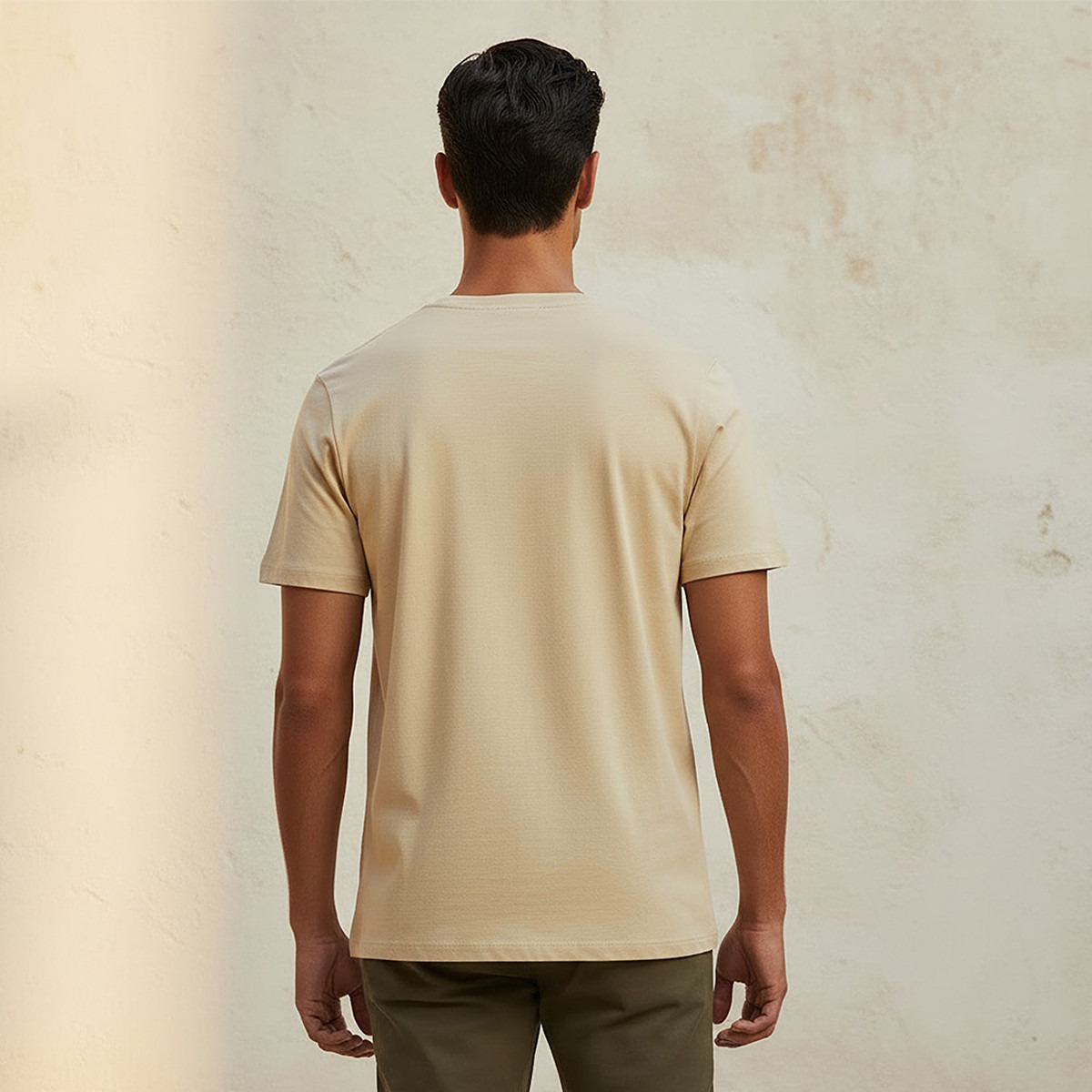 Men Regular Fit Crew Neck Short Sleeves T-shirt-men-clothing-tshirtsandpolos-tshirts-image-4