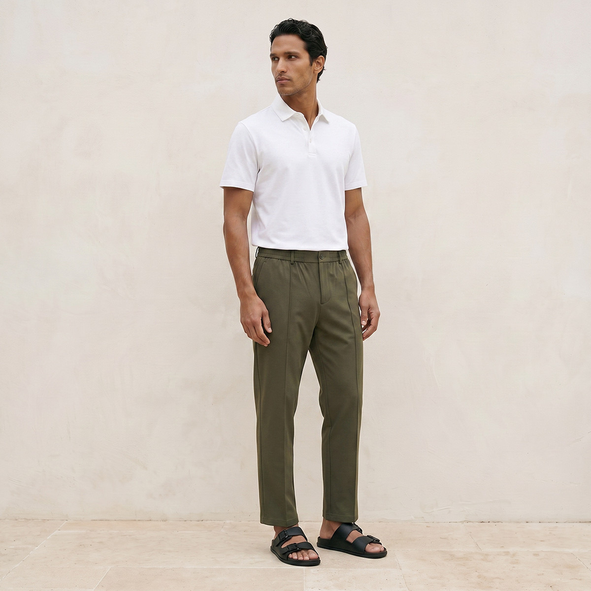 Splash Basic Short Sleeves Textured Polo T-shirt-men-clothing-tshirtsandpolos-polos-image-3
