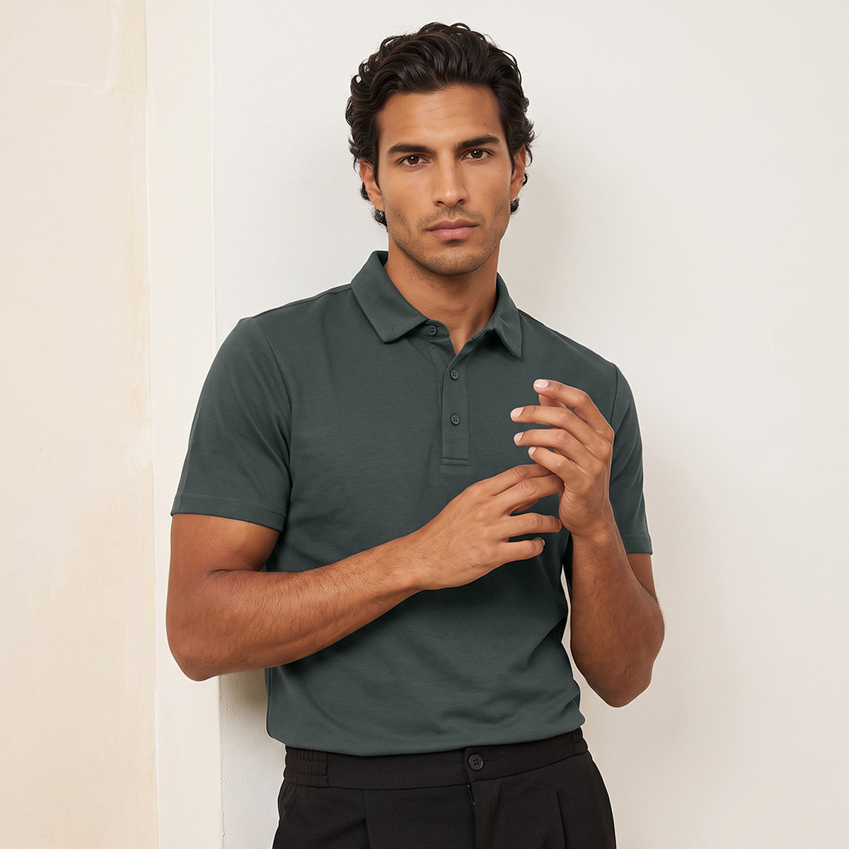 Splash Basic Slim Fit Polo T-shirt-men-clothing-tshirtsandpolos-polos-image-1