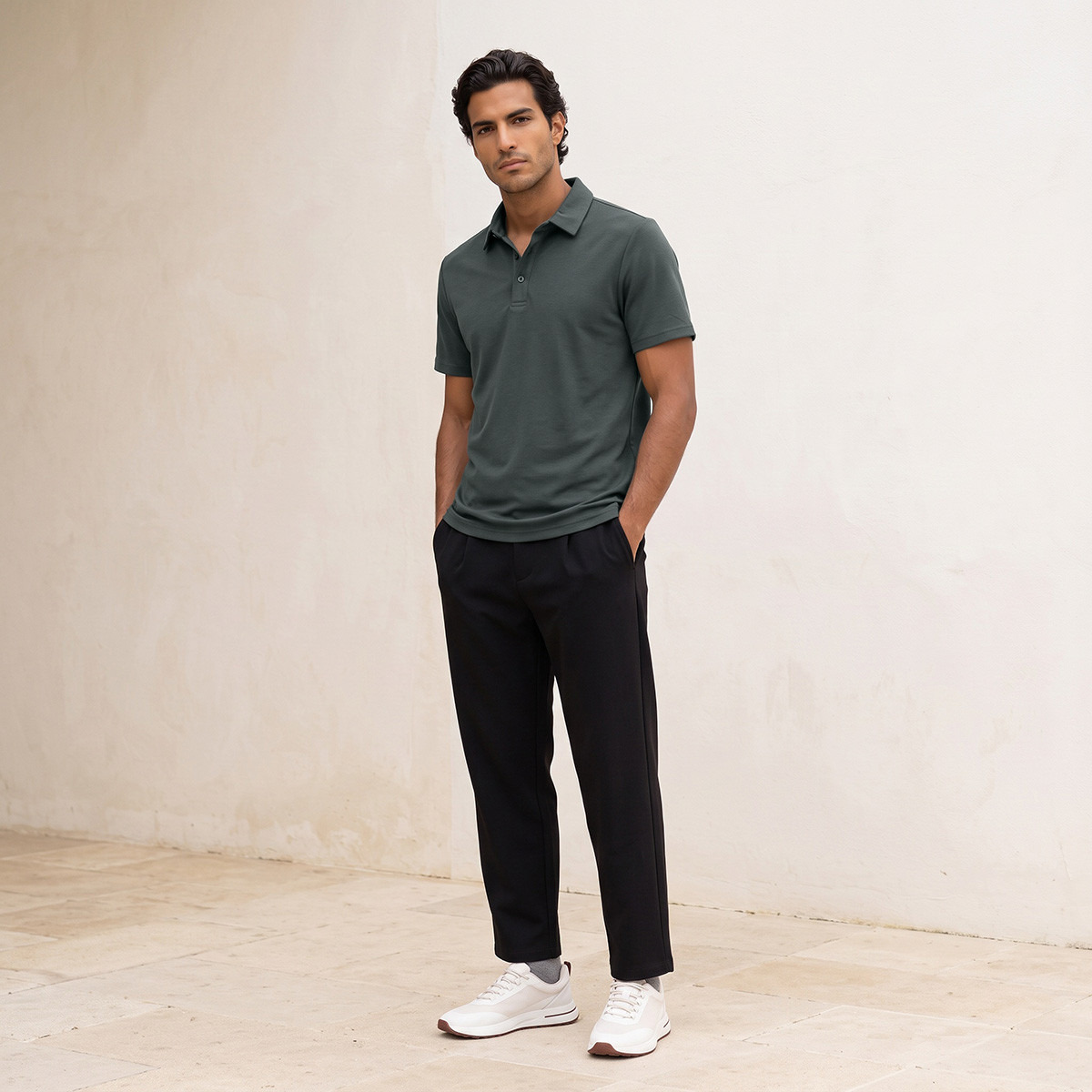 Splash Basic Slim Fit Polo T-shirt-men-clothing-tshirtsandpolos-polos-image-2